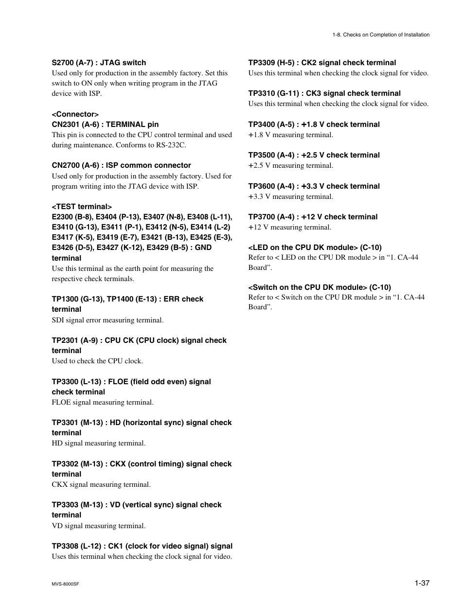 Sony MVS8000SF-C User Manual | Page 45 / 72