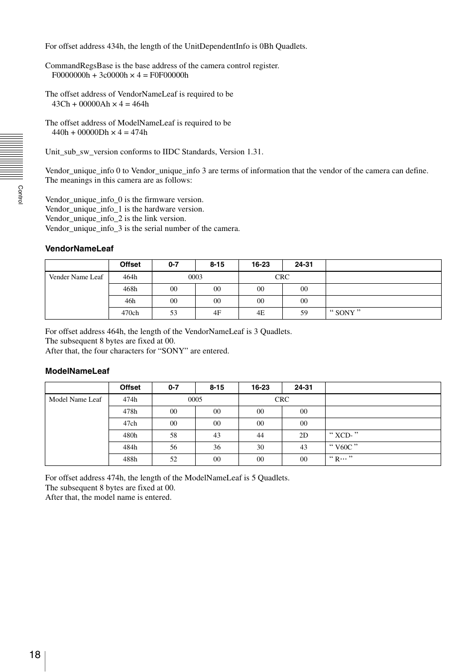 Sony XCD-V60 User Manual | Page 18 / 38