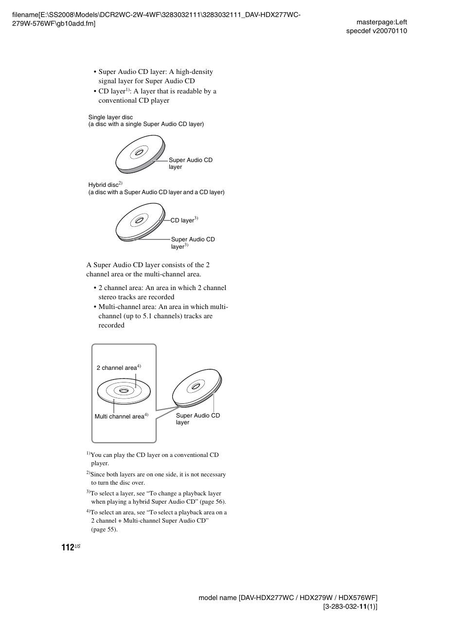 Sony DAV-HDX277WC User Manual | Page 112 / 124