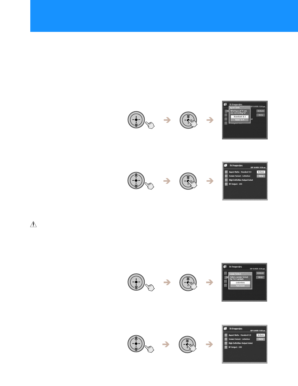 Aspect ratio, Screen format | Sony HD100 User Manual | Page 62 / 96