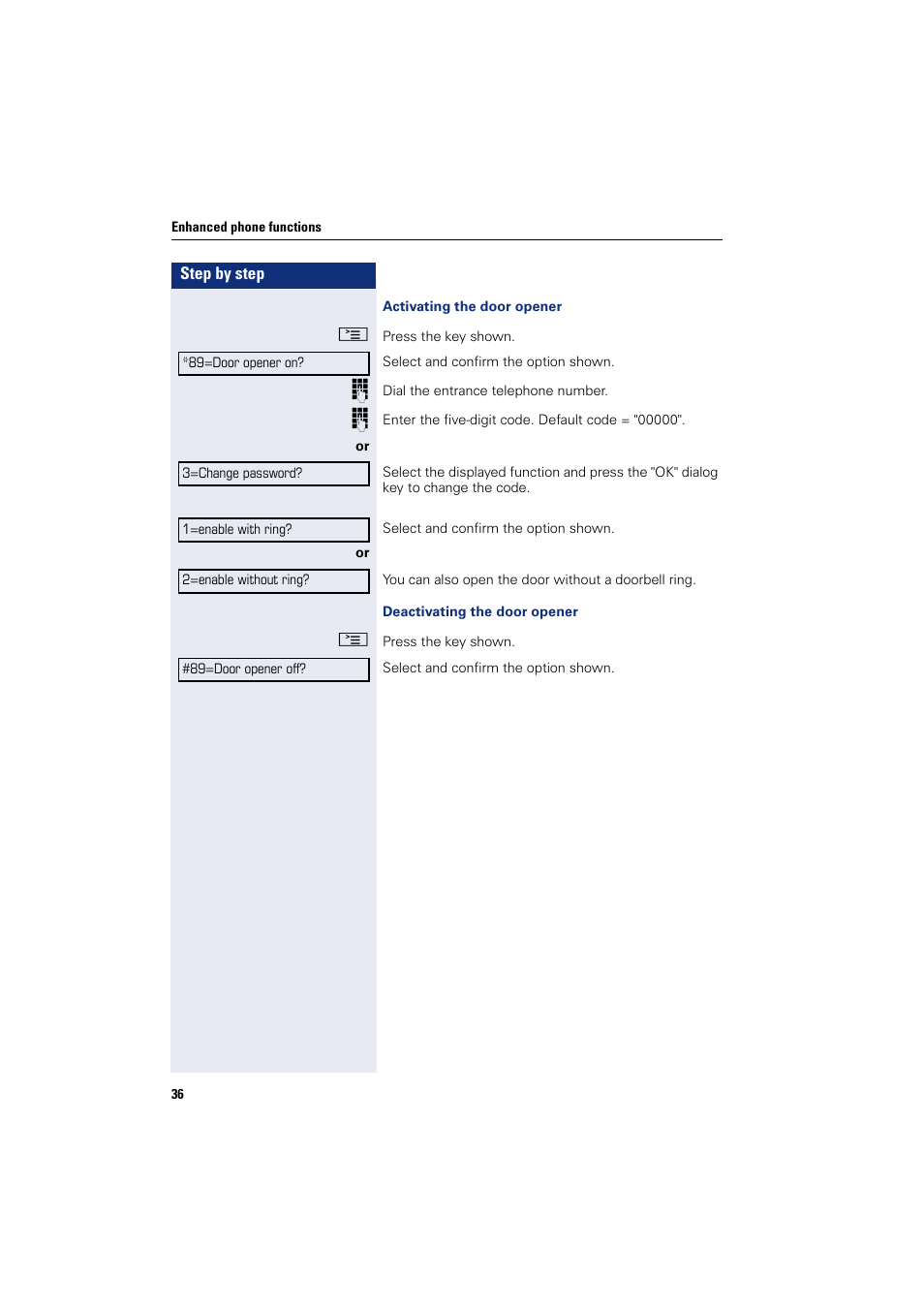Sony HIPATH 500 User Manual | Page 36 / 113