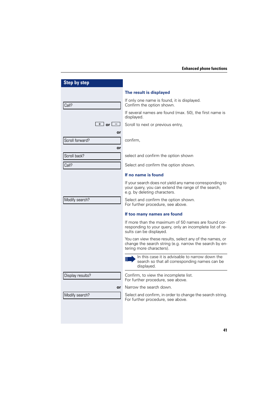 Sony HIPATH 500 User Manual | Page 41 / 113