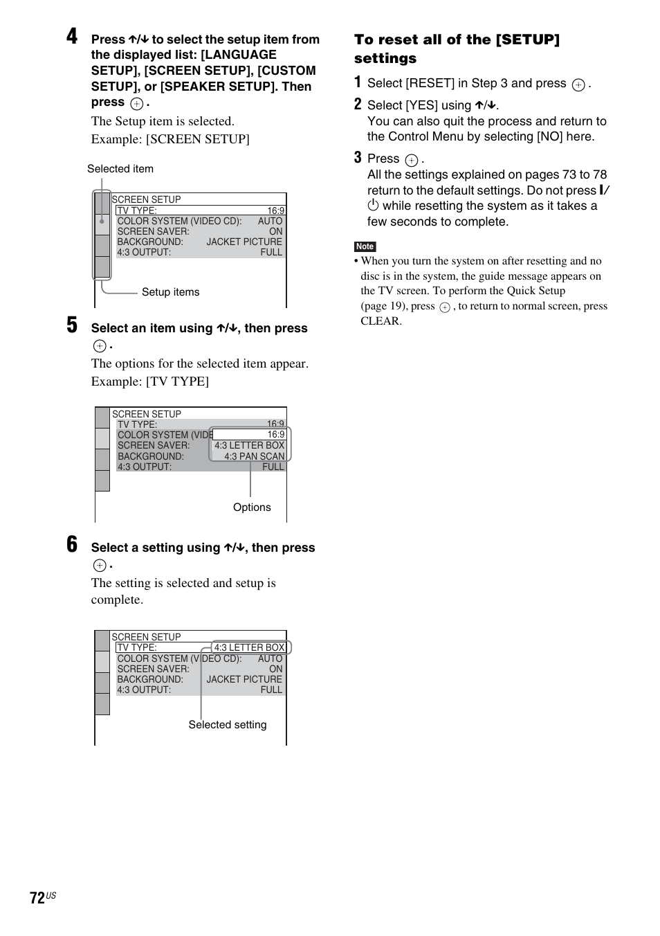 Sony DAV-DX355 User Manual | Page 72 / 104