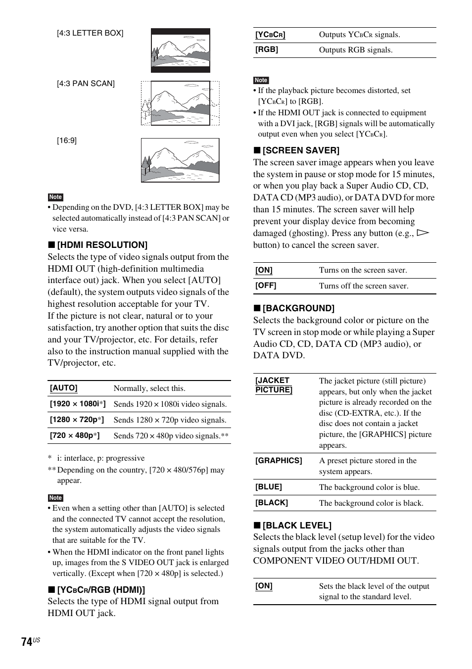 Sony DAV-DX355 User Manual | Page 74 / 104