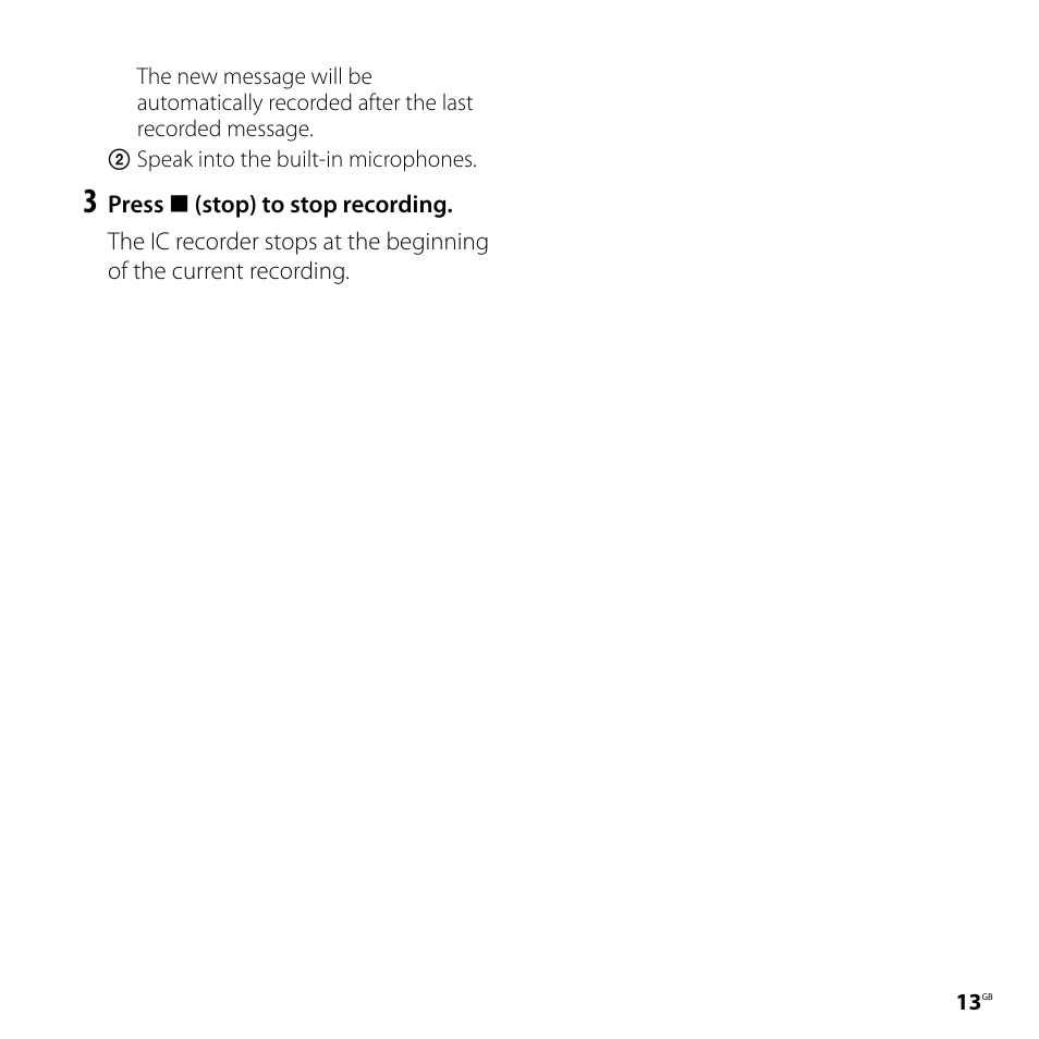 Sony ICD-UX81F User Manual | Page 13 / 122