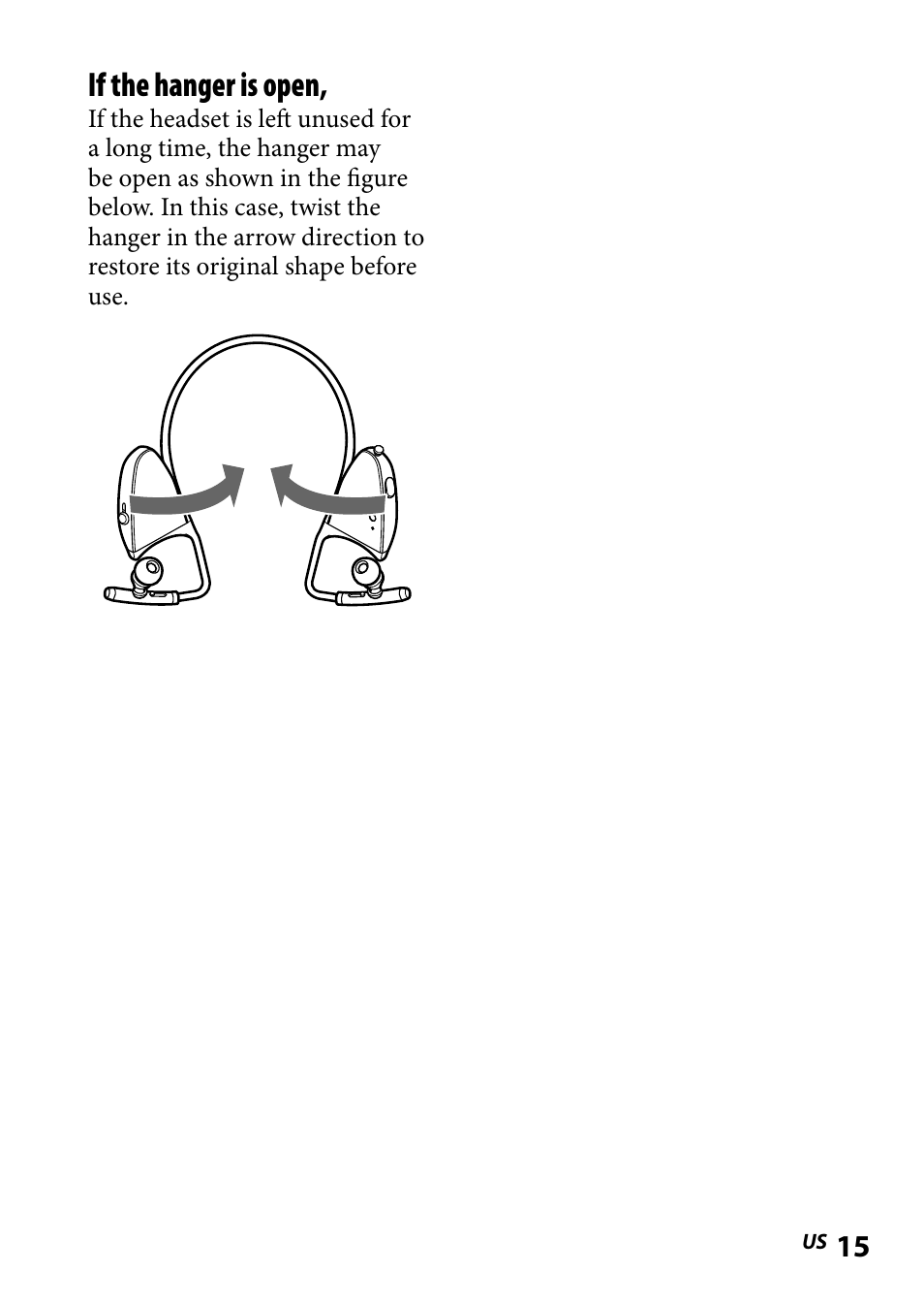 If the hanger is open | Sony DR BT160IK User Manual | Page 15 / 84