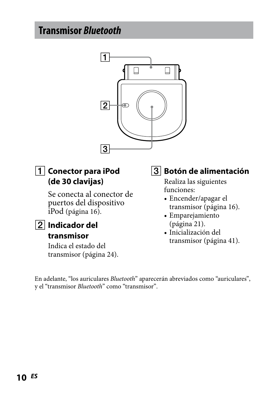 Transmisor bluetooth | Sony DR BT160IK User Manual | Page 50 / 84