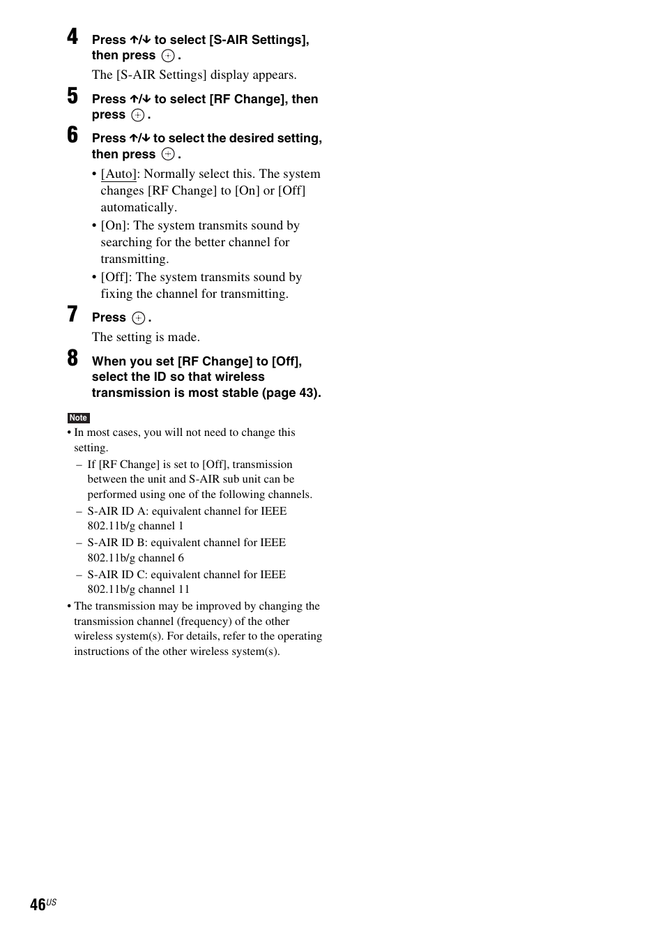 Sony 4-178-243-1 User Manual | Page 46 / 79