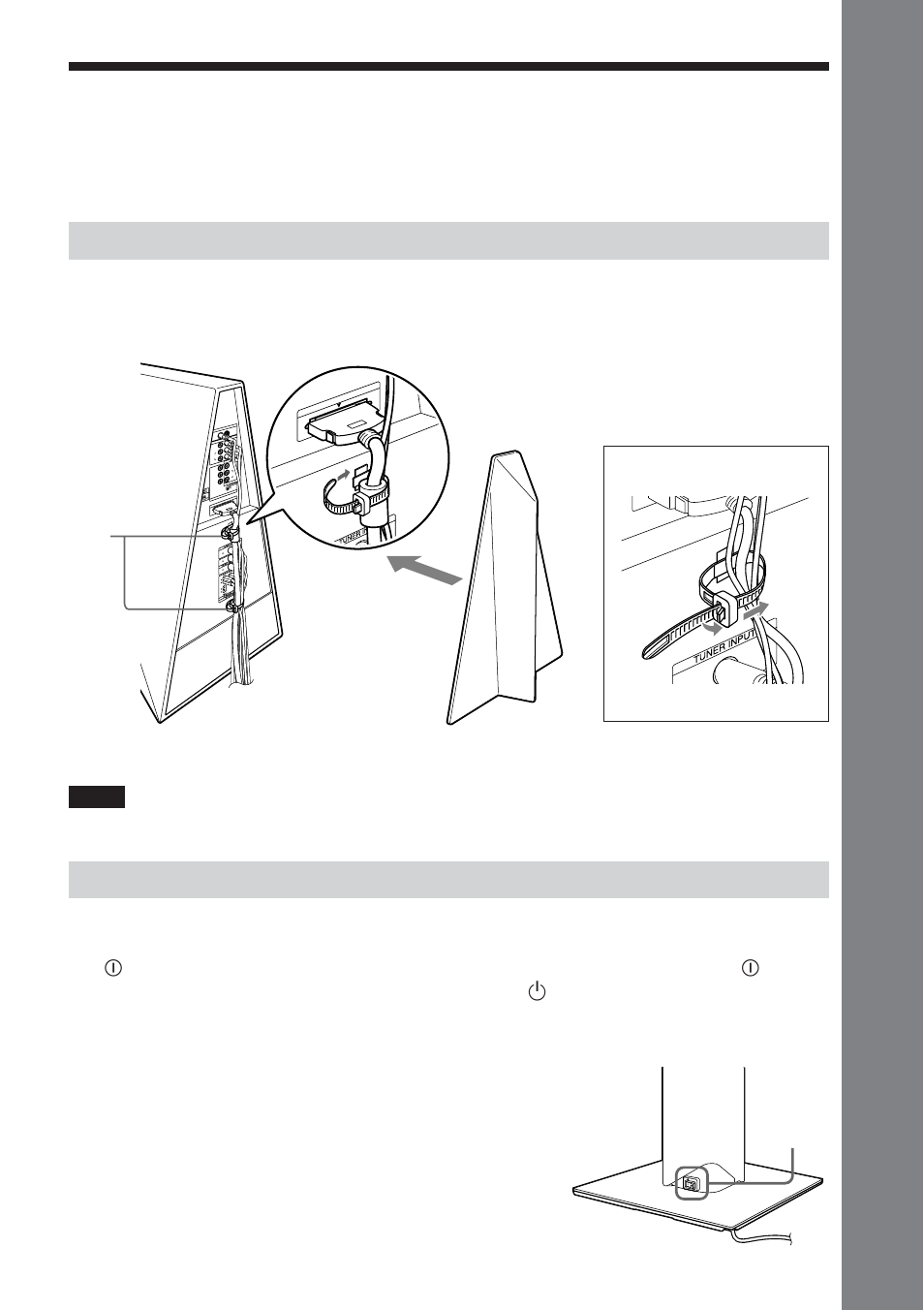 Step 4: ac power hookup and turn on the power, Getting star ted, Before connecting the ac power cords | Turning on the power | Sony DAV-DS1000 User Manual | Page 29 / 88