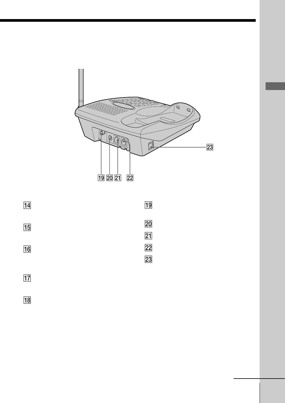 Getting started | Sony SPP-M937 User Manual | Page 15 / 88