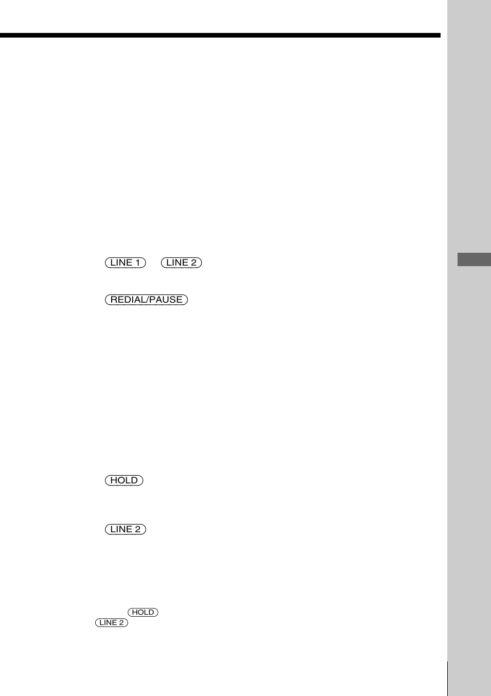 Repetición de marcación, Repetición de la marcación, Realización de otra llamada | Durante la conversación, Operaciones básicas | Sony SPP-M937 User Manual | Page 61 / 88