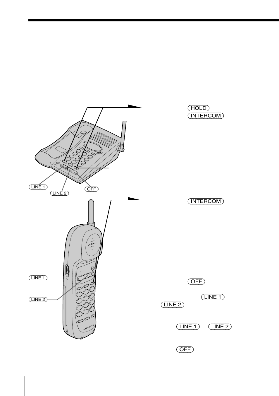 Transferencia de una llamada, Para transferir del teléfono base al microteléfono, Para transferir del teléfono | Base al microteléfono | Sony SPP-M937 User Manual | Page 74 / 88