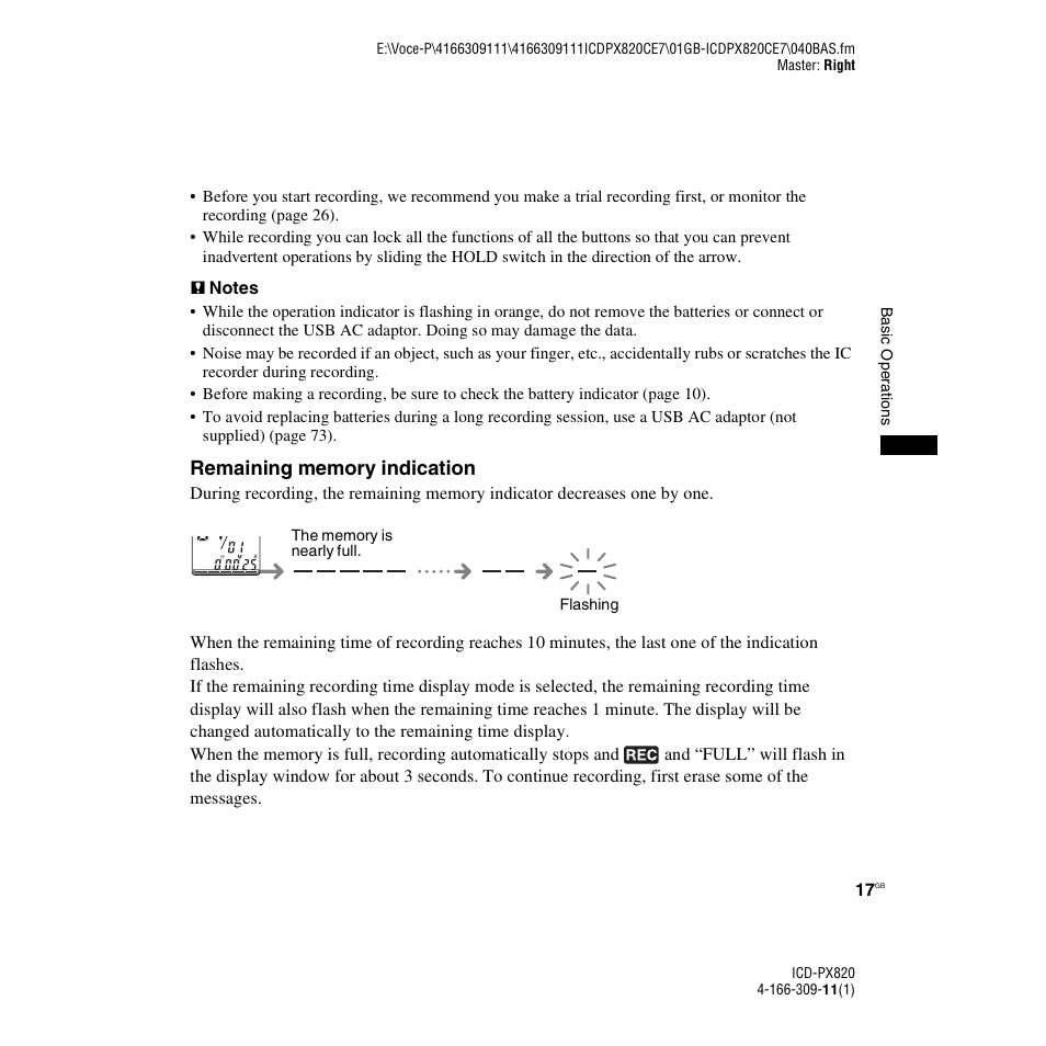 Sony 4-166-309-11(1) User Manual | Page 17 / 96
