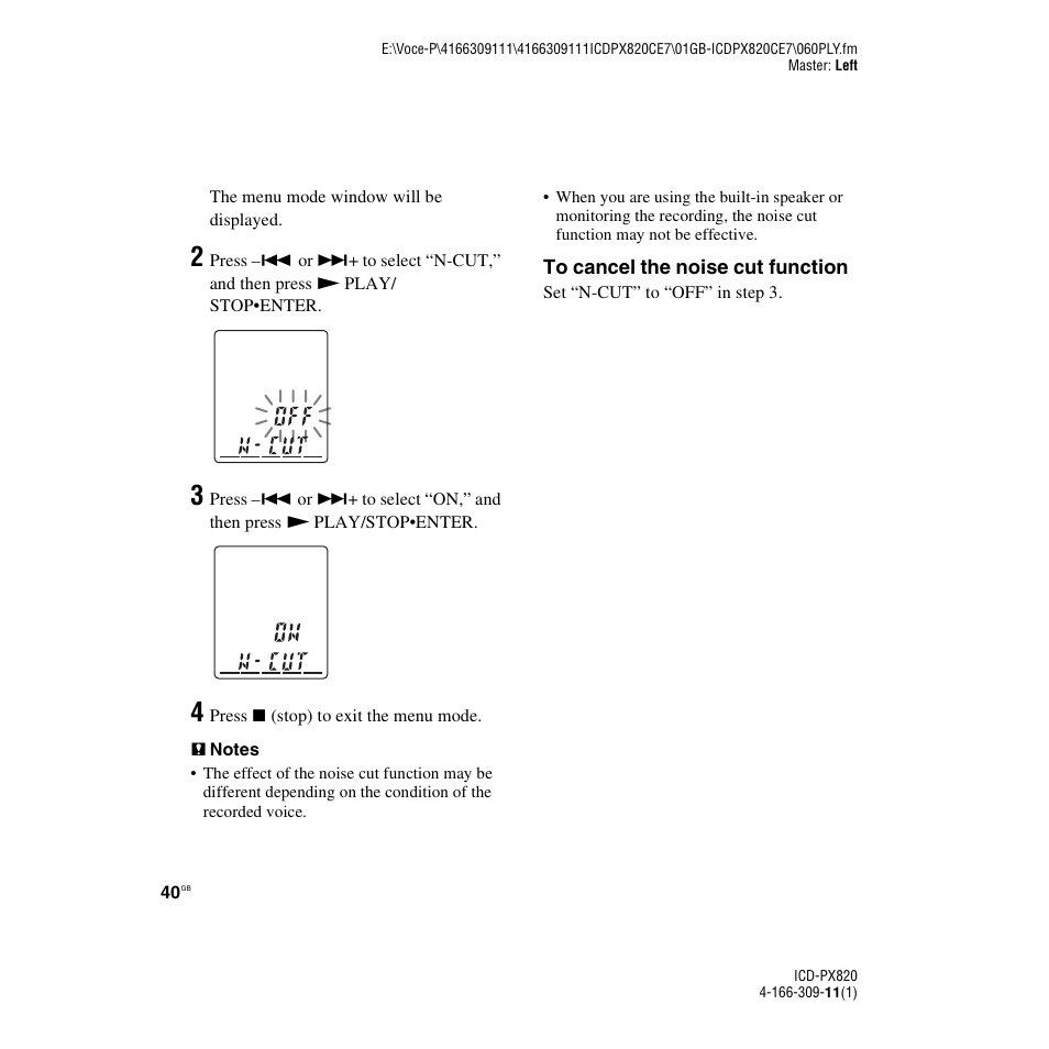Sony 4-166-309-11(1) User Manual | Page 40 / 96