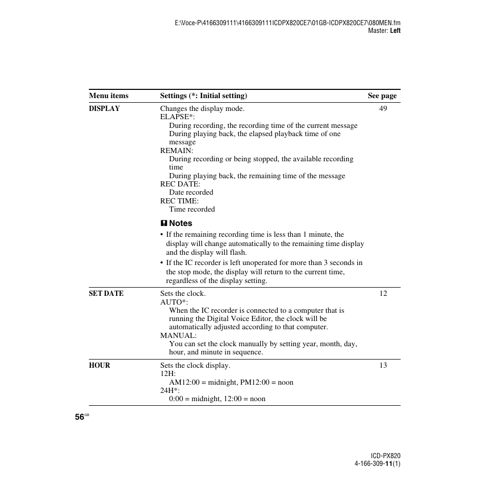 Sony 4-166-309-11(1) User Manual | Page 56 / 96