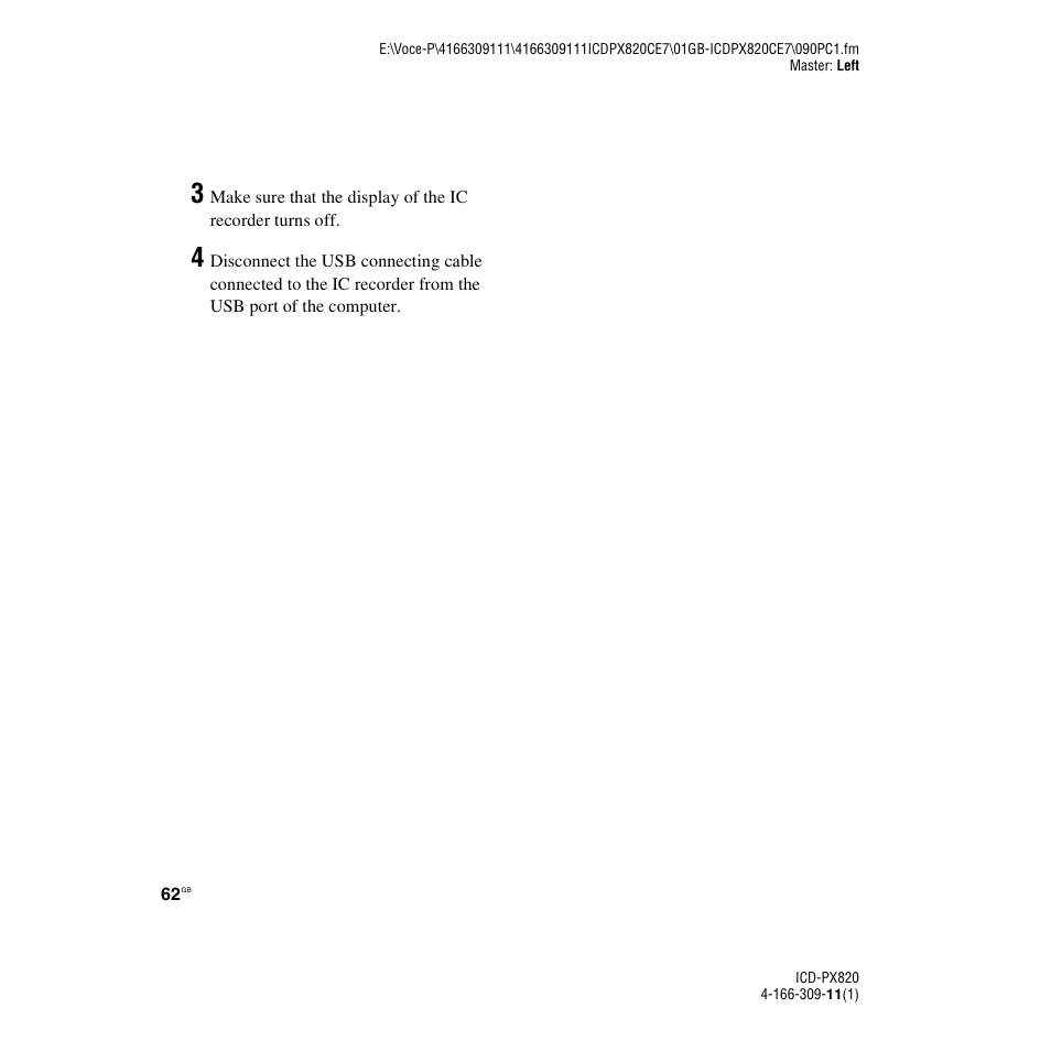 Sony 4-166-309-11(1) User Manual | Page 62 / 96