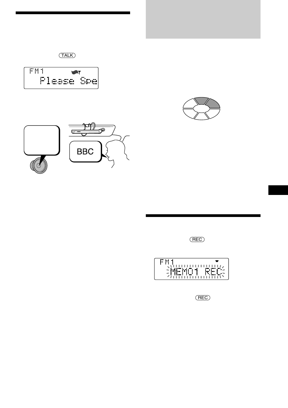 Pedir a fonte registada, Please speak now | Sony CDX-C880R User Manual | Page 111 / 178