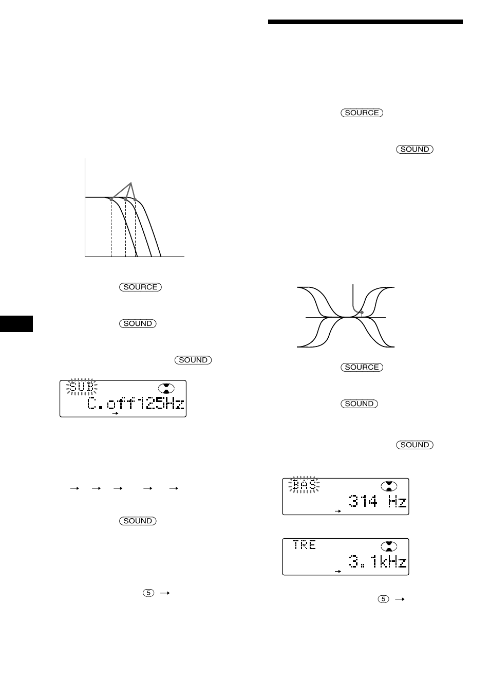 Regular do volume dos graves e dos agudos | Sony CDX-C880R User Manual | Page 126 / 178