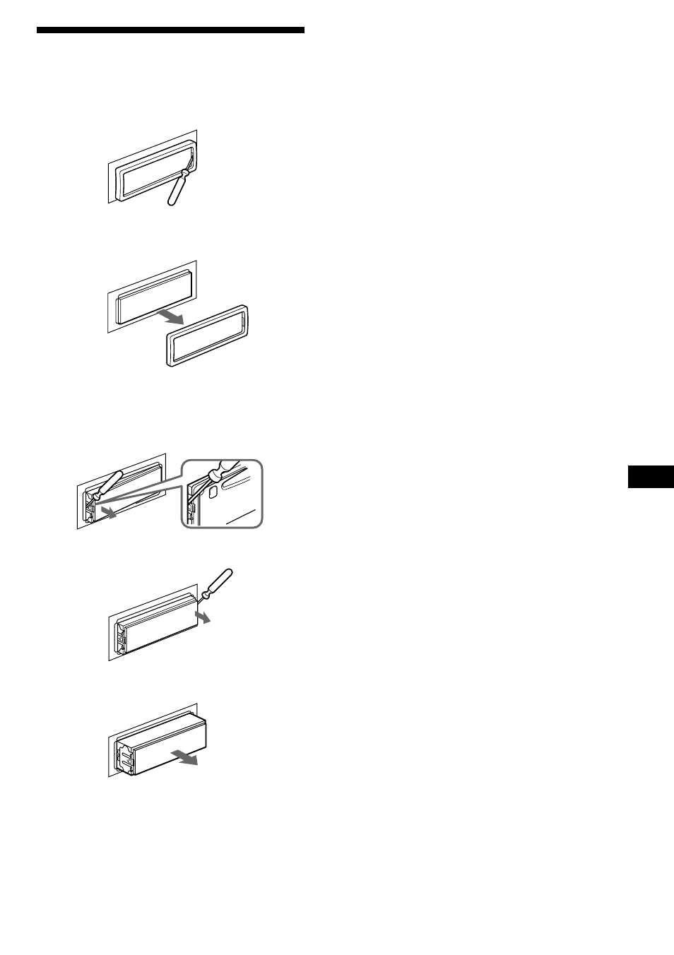 Demontera enheten | Sony CDX-C880R User Manual | Page 173 / 178