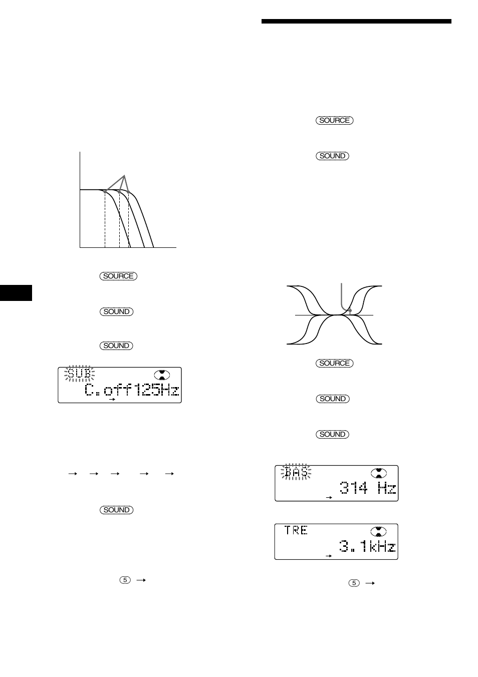 Ajuste del volumen de los graves y los agudos | Sony CDX-C880R User Manual | Page 82 / 178