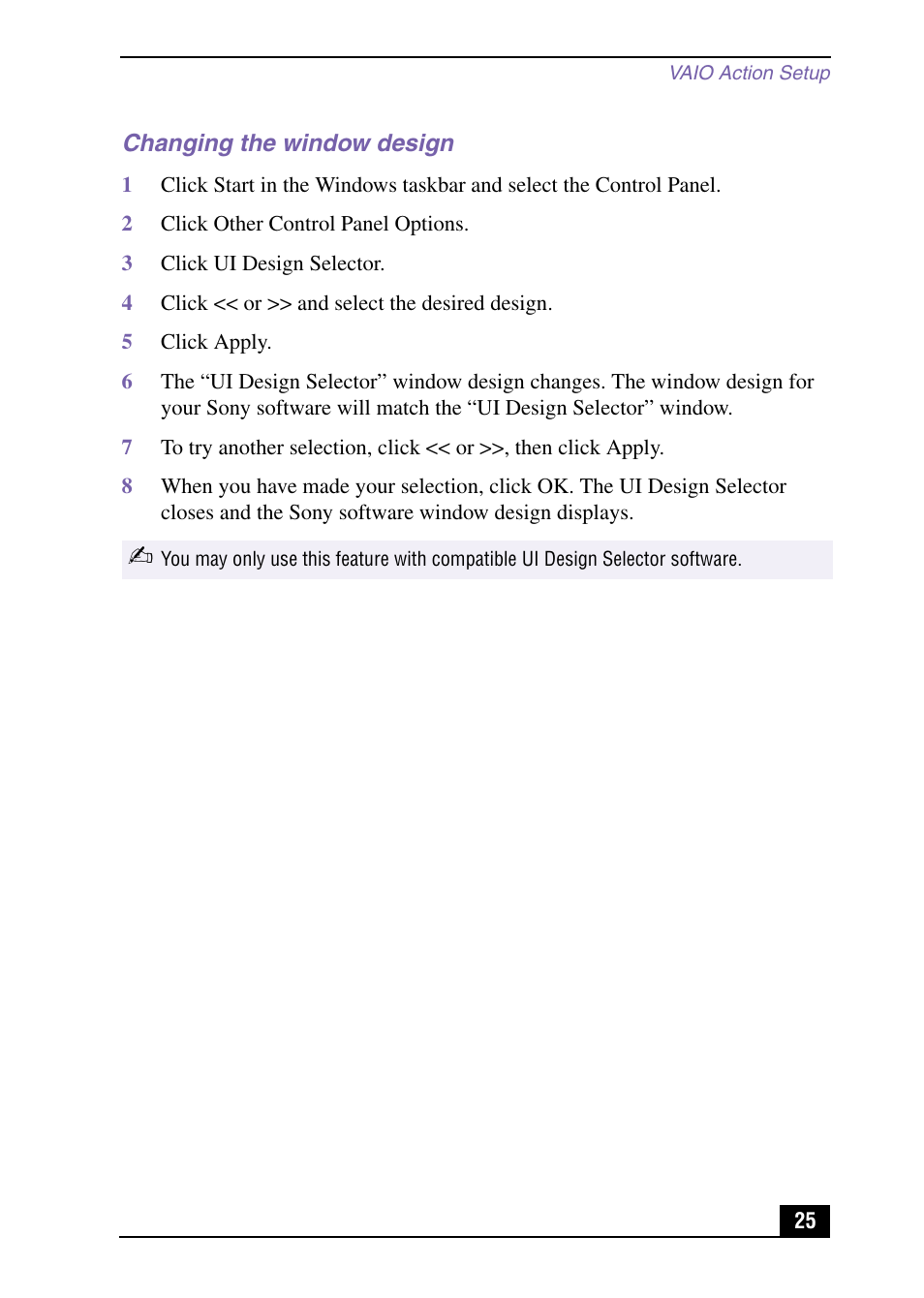 Sony PCV-MXS10 User Manual | Page 25 / 56