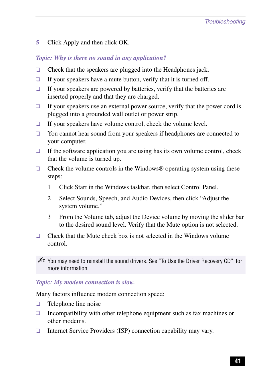 Sony PCV-MXS10 User Manual | Page 41 / 56