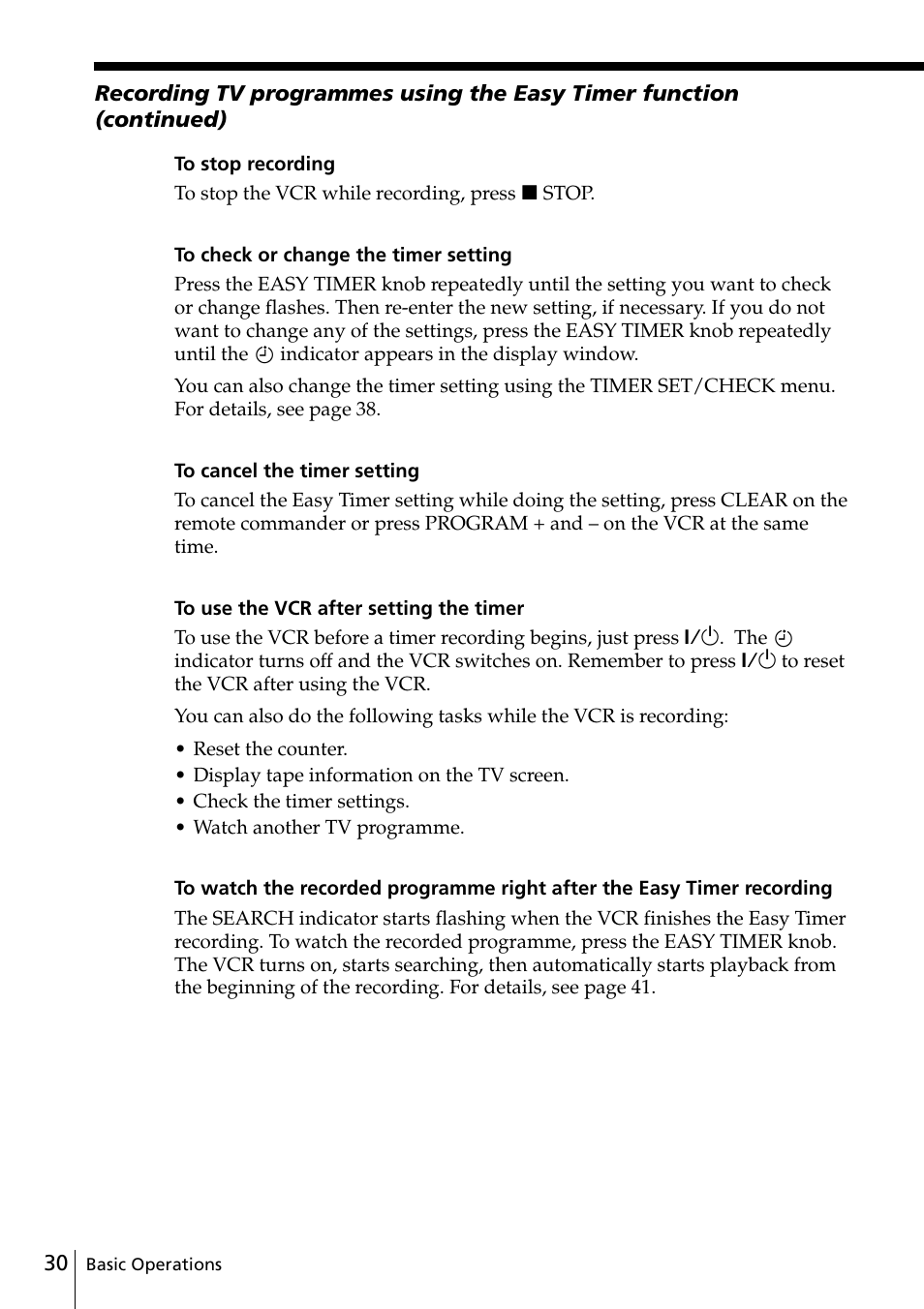 Sony SLV-ED88ME User Manual | Page 30 / 60