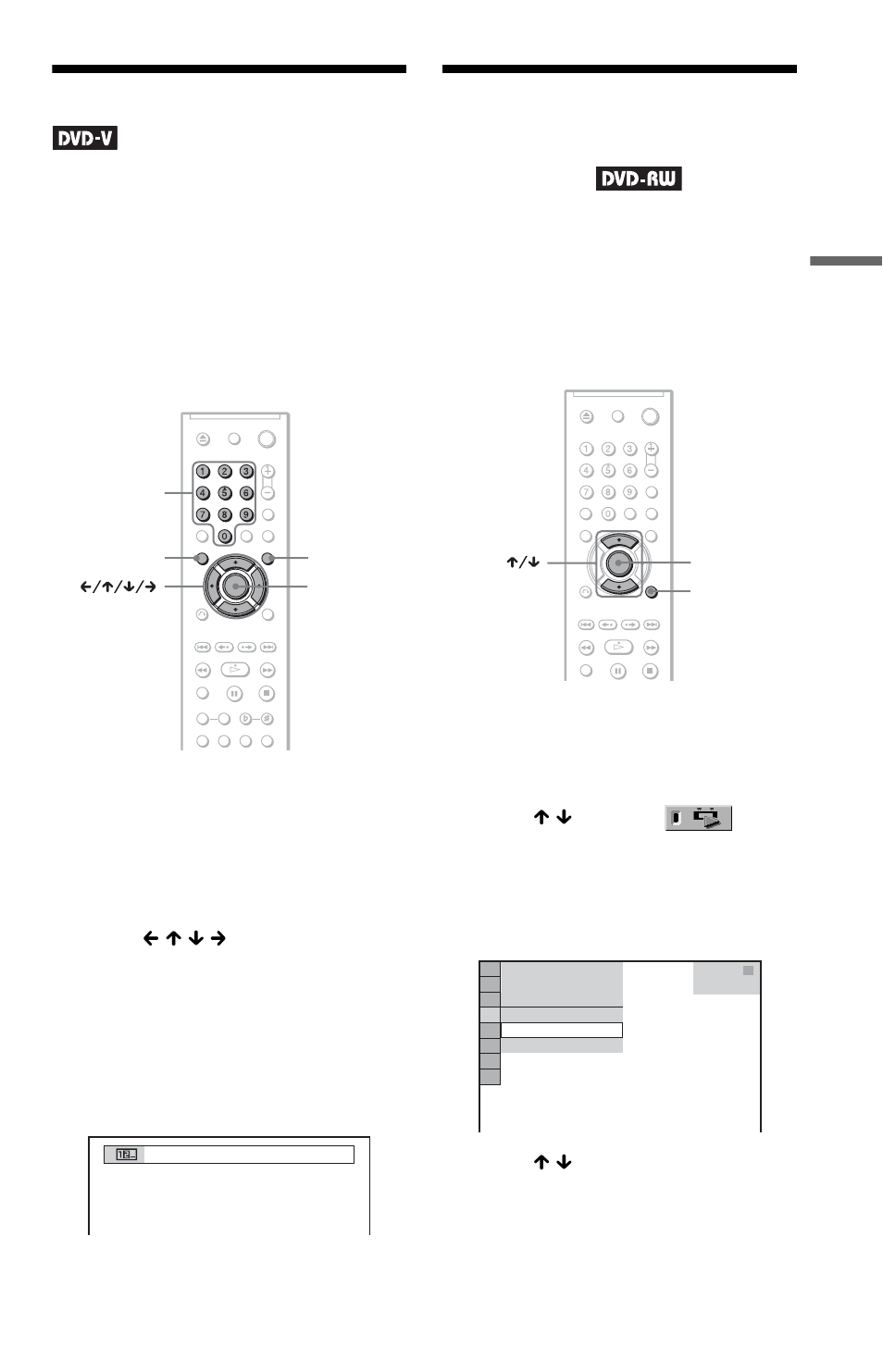 L1 - using the dvd’s menu, N (25), Using the dvd’s menu | Sony DVP-K82P User Manual | Page 25 / 82