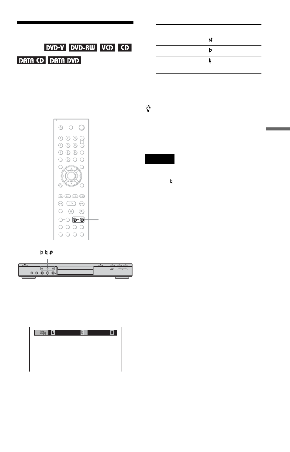 Changing the key (key control), S (37, Changing the key | Key control) | Sony DVP-K82P User Manual | Page 37 / 82