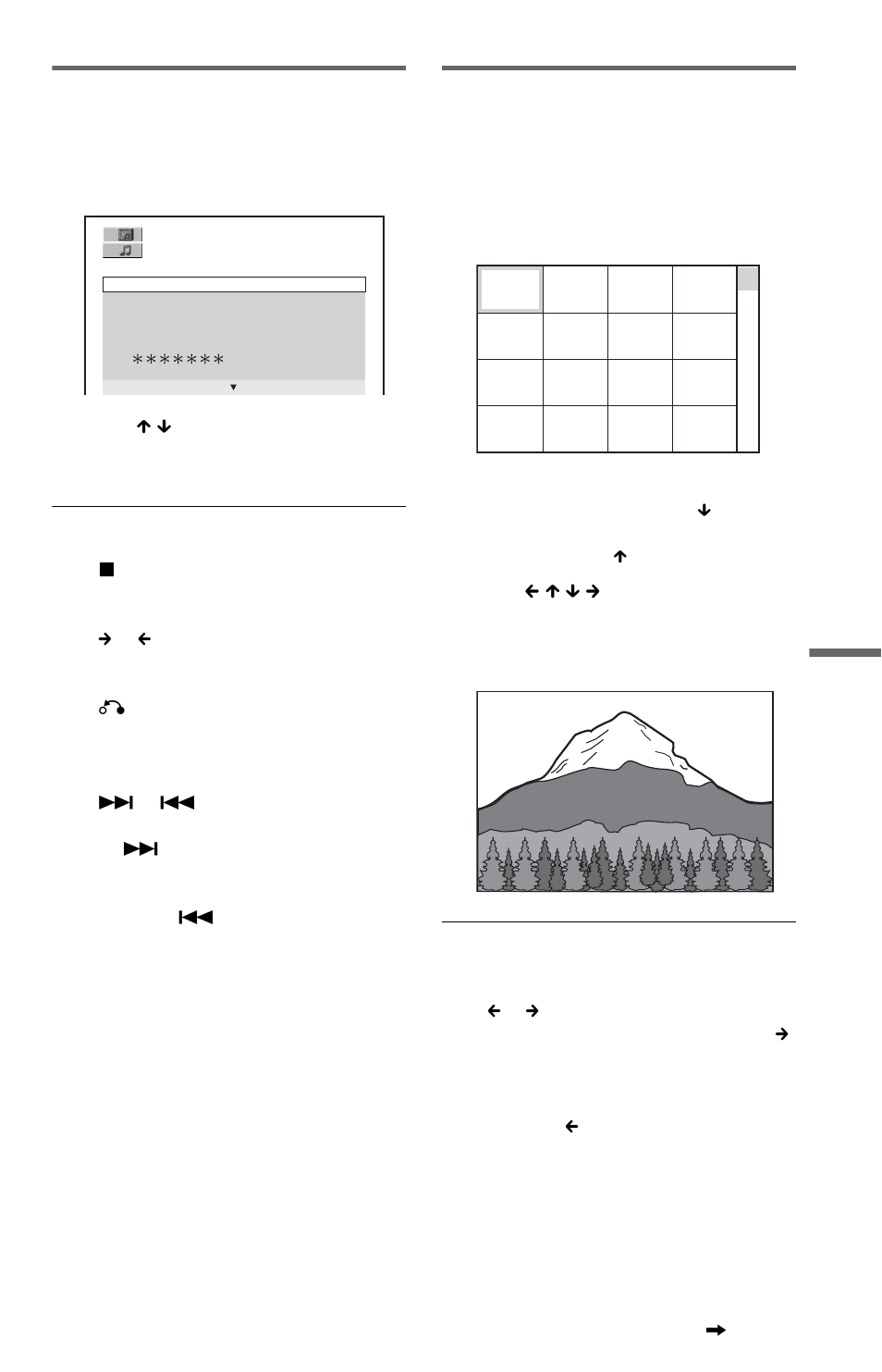 Selecting an mp3 audio track, Selecting a jpeg image file | Sony DVP-K82P User Manual | Page 55 / 82