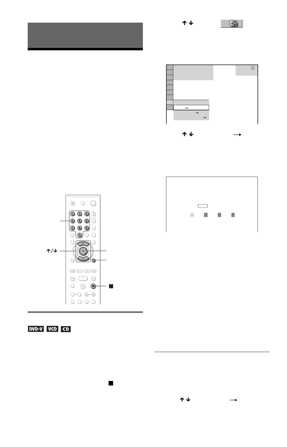 L0 - using various additional functions, Using various additional functions, Locking discs | Custom parental control | Sony DVP-K82P User Manual | Page 62 / 82