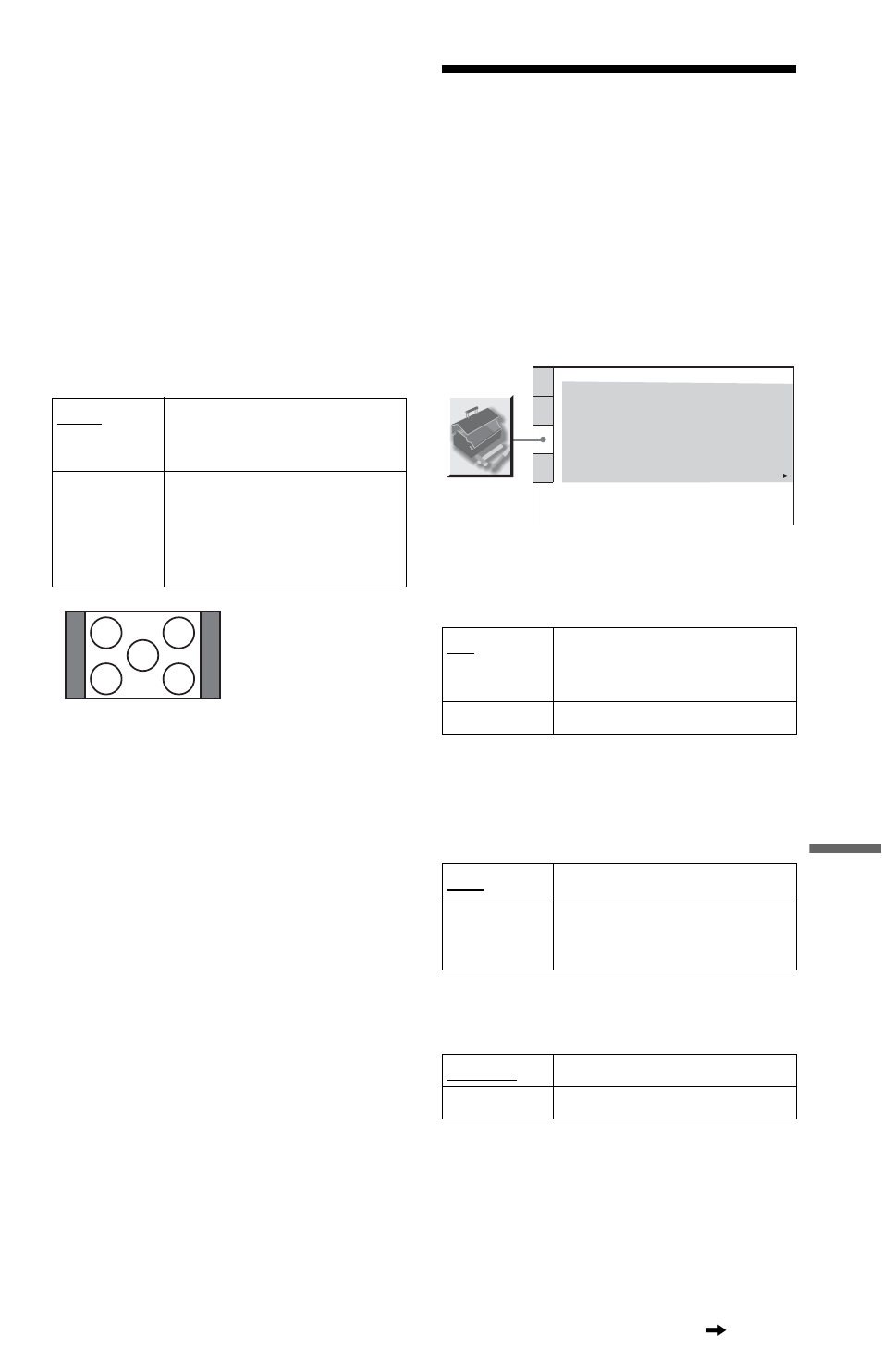 L1 - custom settings (custom setup), Custom settings (cust, Custom settings | Custom setup) | Sony DVP-K82P User Manual | Page 69 / 82