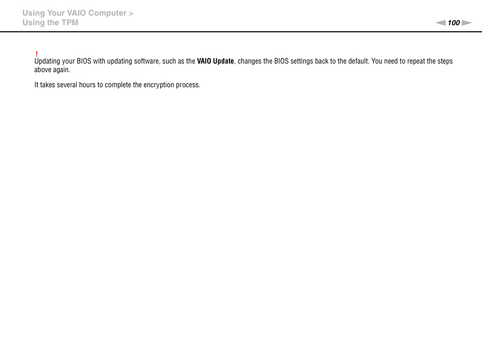 Sony VAIO VPCZ2 User Manual | Page 100 / 212