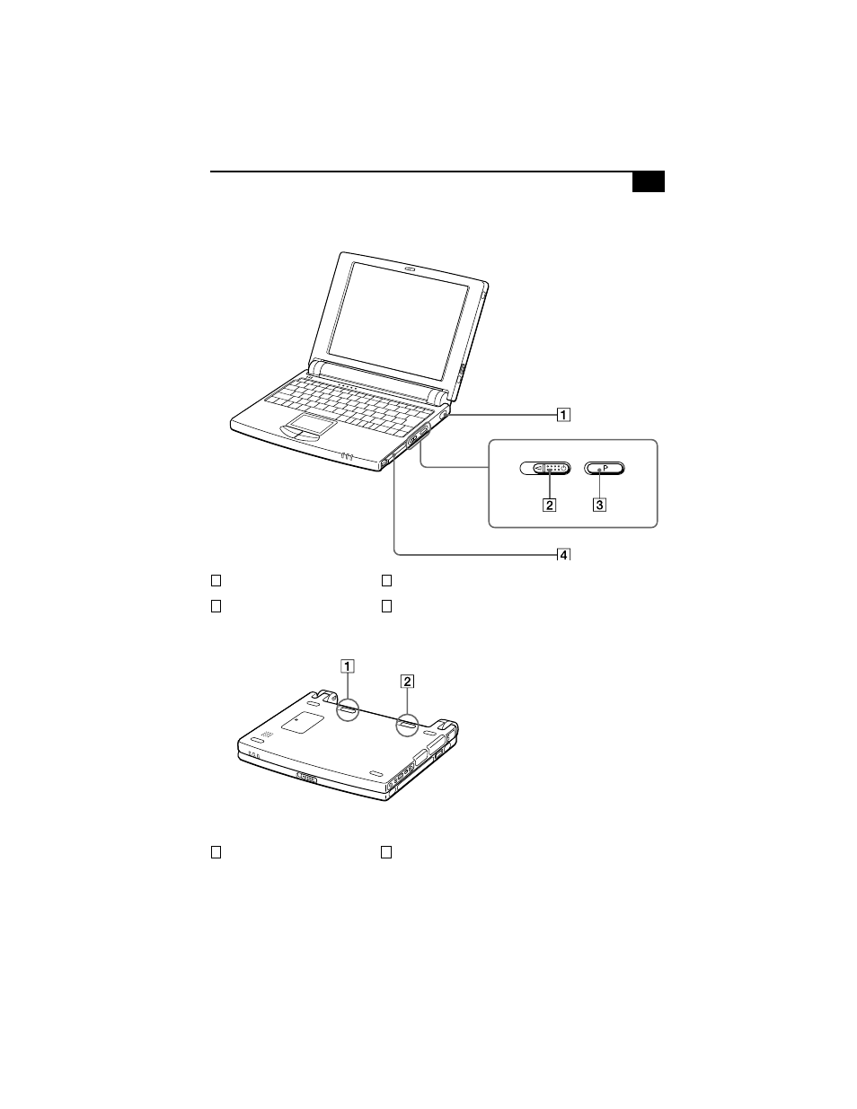 Right, Bottom, Right bottom | 7right bottom | Sony PCG-505TX User Manual | Page 19 / 104