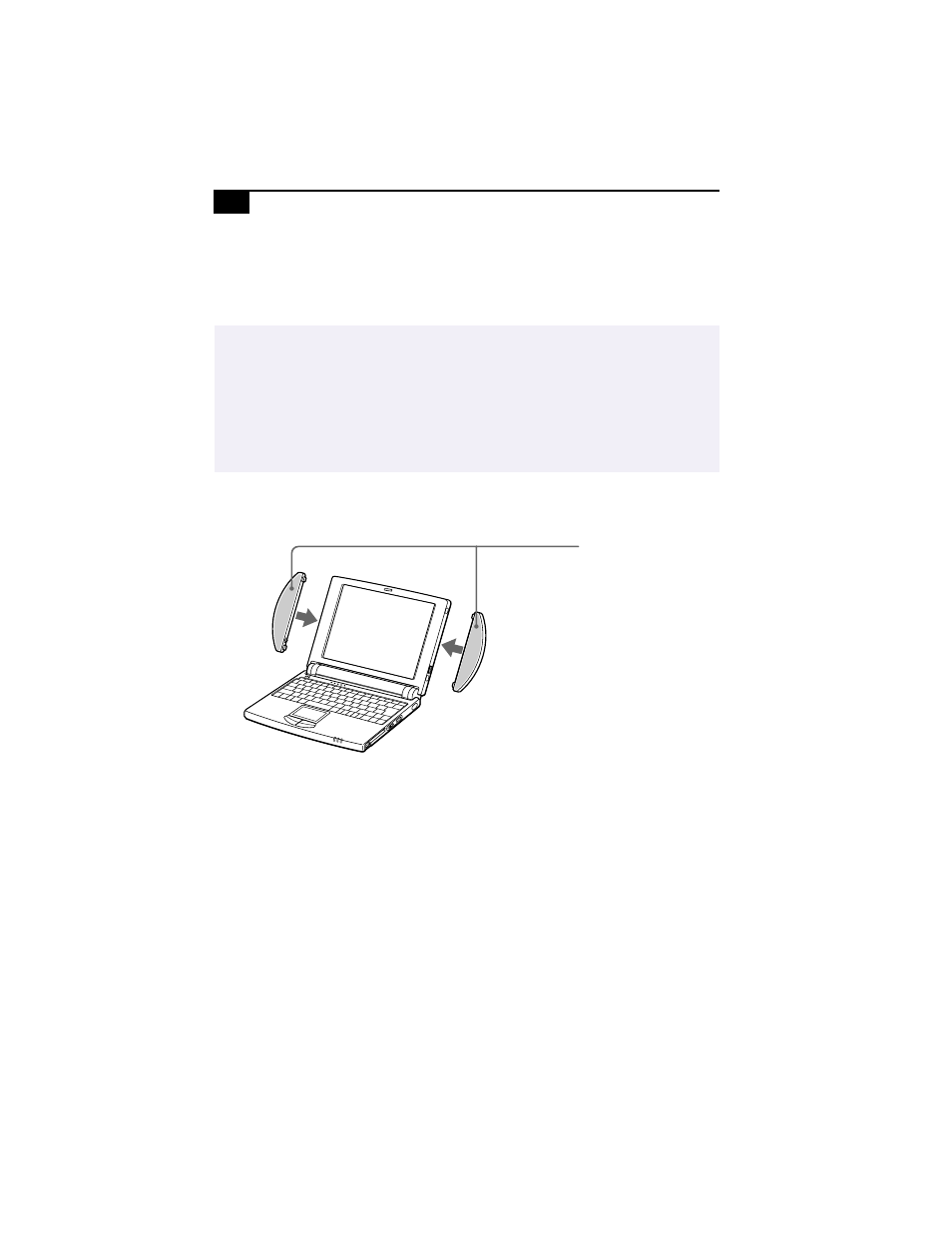 Connecting external speakers, To connect the pcga-sp51 stereo speakers | Sony PCG-505TX User Manual | Page 58 / 104