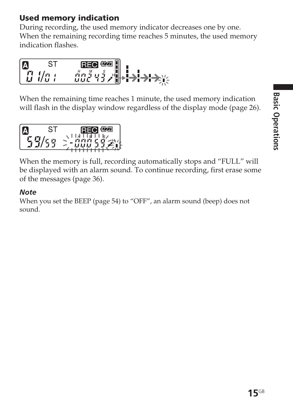 Sony ICD-SX20 User Manual | Page 15 / 68