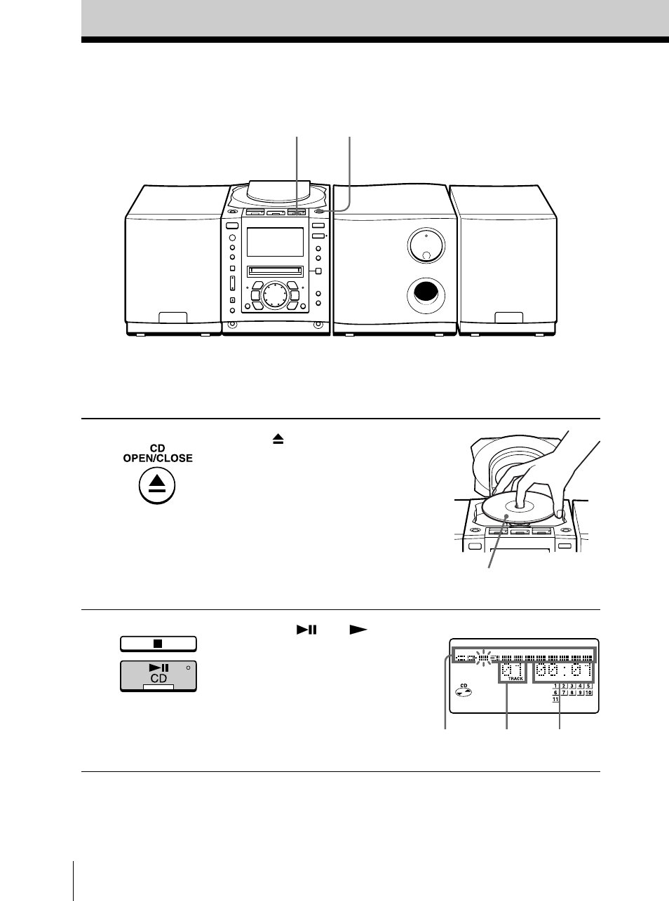 Reproducción de cd | Sony Model PMC-MD55 User Manual | Page 86 / 164