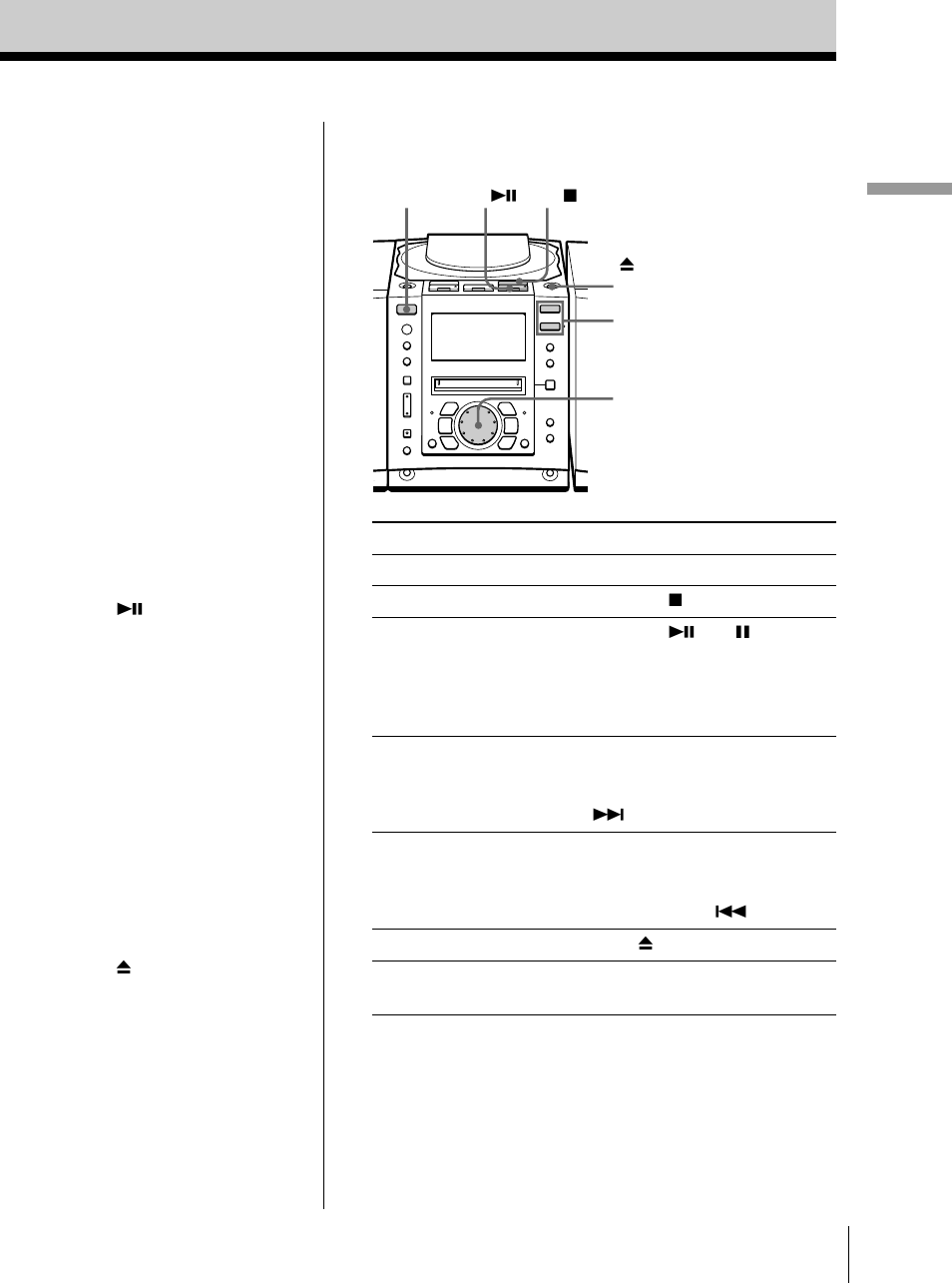 Operaciones básicas 5 | Sony Model PMC-MD55 User Manual | Page 87 / 164