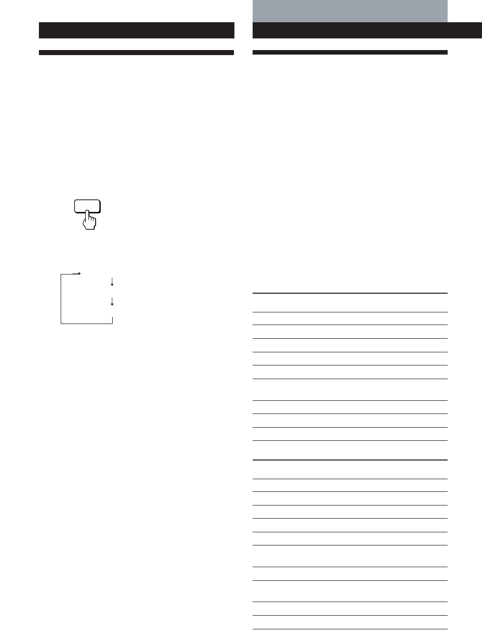 Modes présélectionné et utilisateur, Personnalisation de l’affichage, Caractéristiques techniques | Cpd-100gs, Cpd-200gs | Sony CPD-200GS User Manual | Page 34 / 57