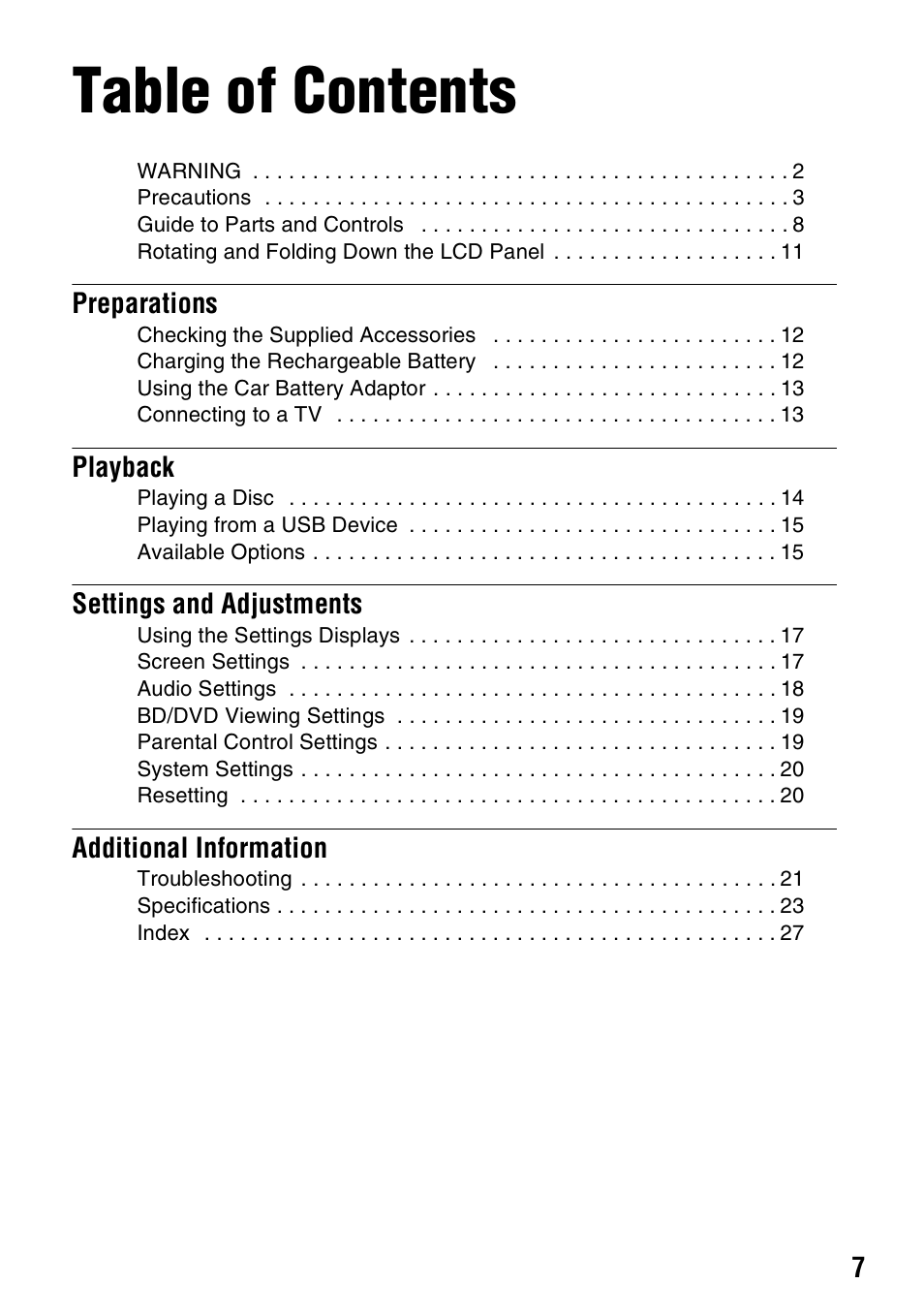 Sony BDP-SX910 User Manual | Page 7 / 28