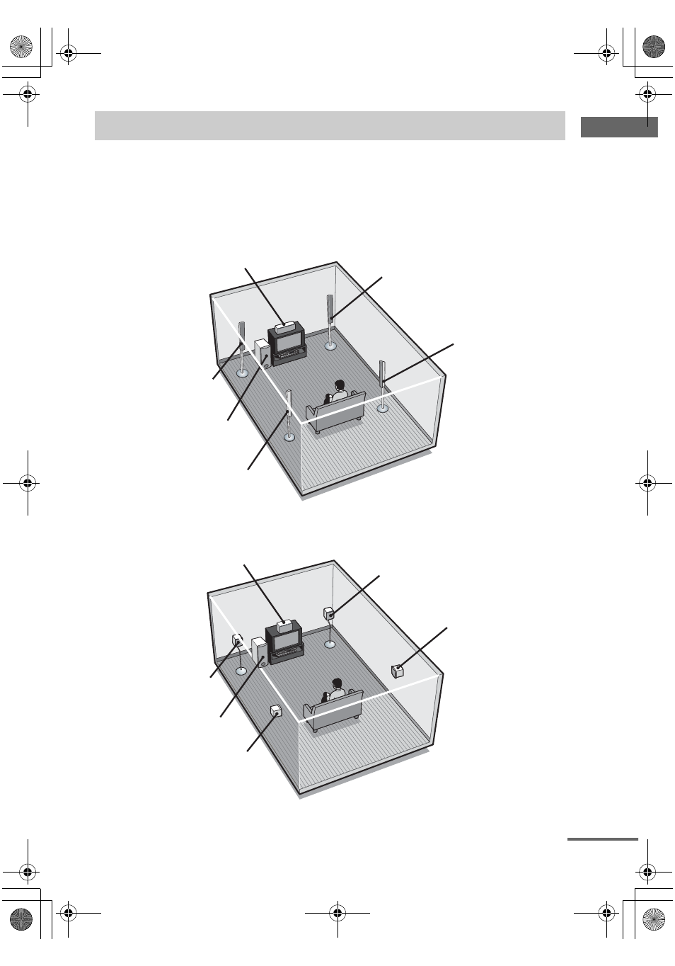 Connecting speakers | Sony HTD-710SS User Manual | Page 11 / 44