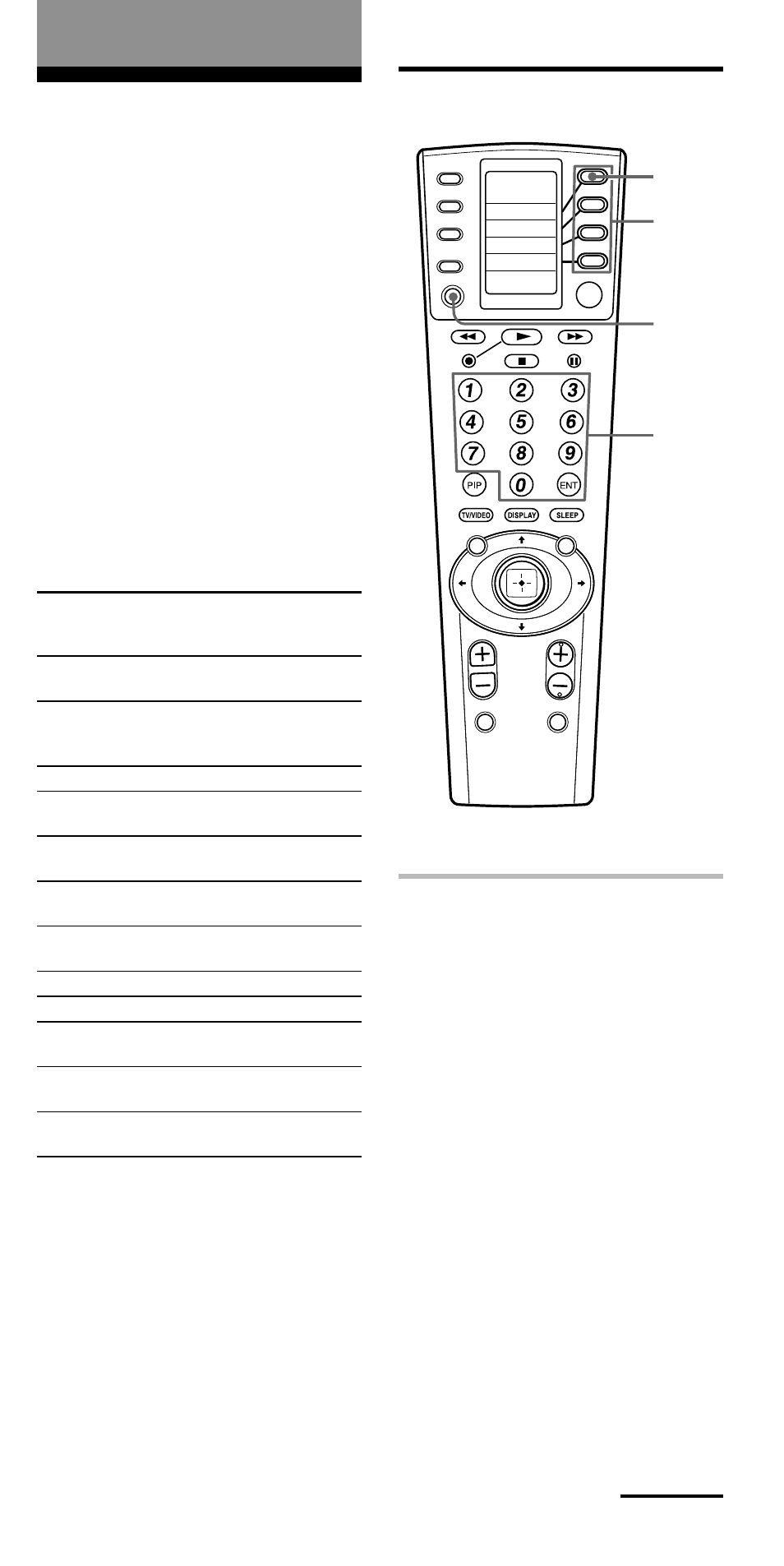 Basic operations, Setting a component code, Example: to set up a philips’ tv | Sony RM-VL1000 User Manual | Page 13 / 84