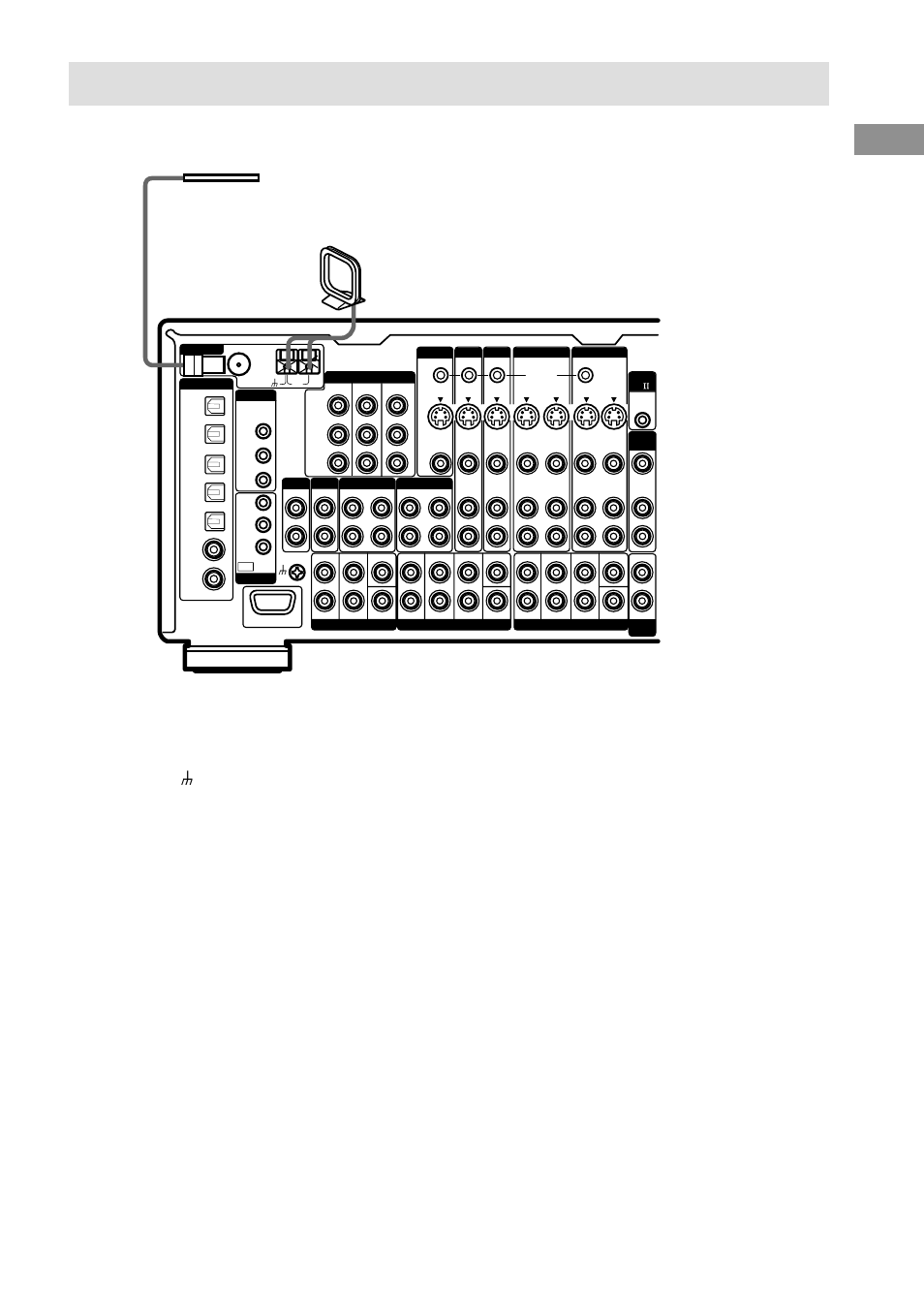 Connecting the antennas, Getting started | Sony STR-DA4ES User Manual | Page 17 / 80