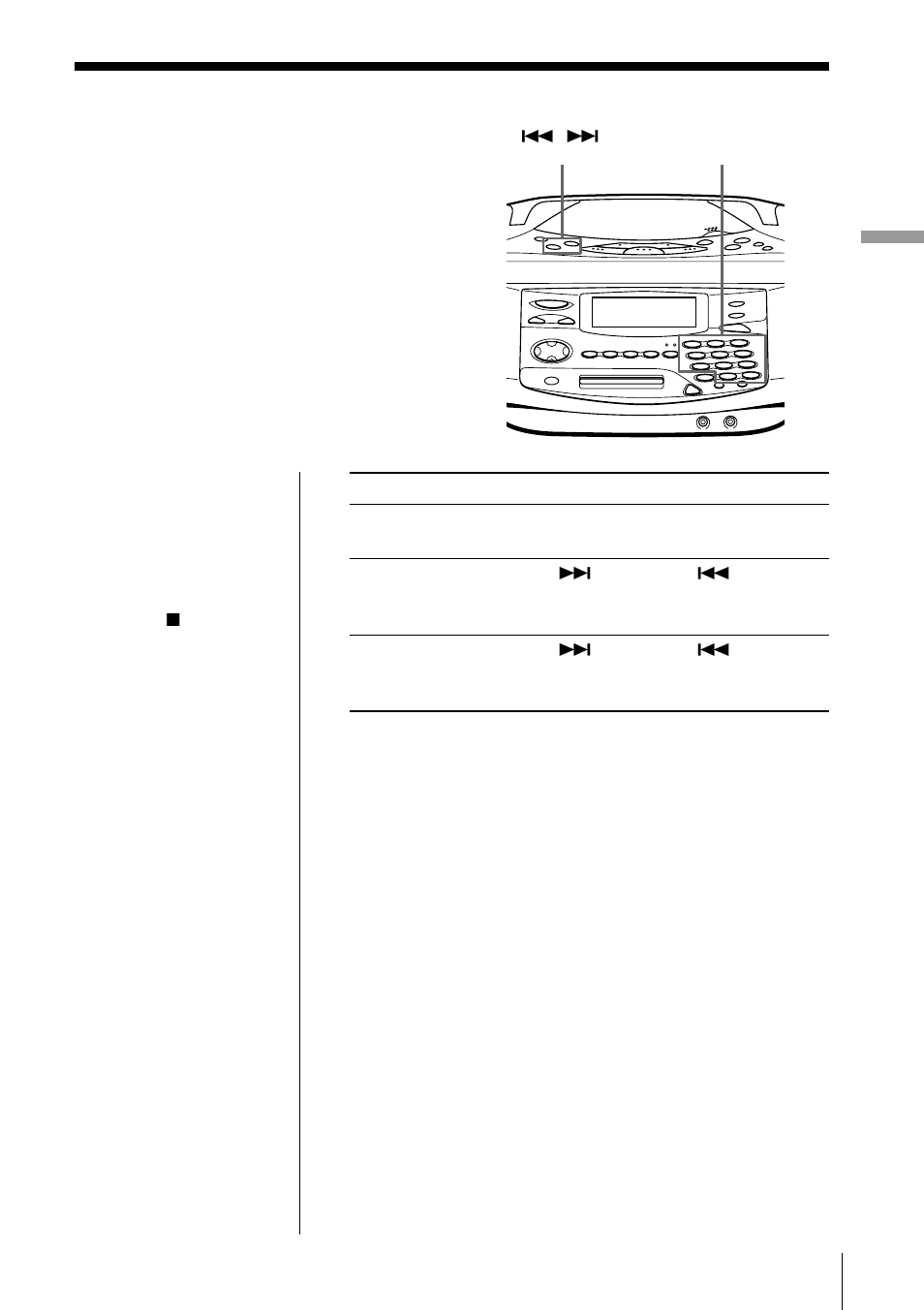 Locating a specific track | Sony ZS-M35 User Manual | Page 17 / 76