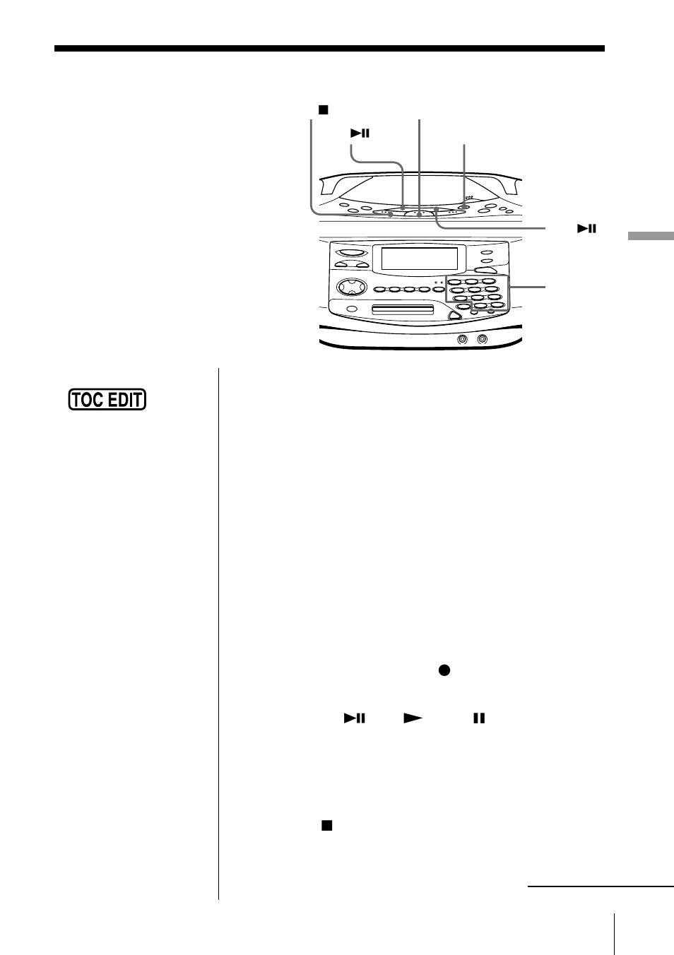 Recording from the radio or a cd | Sony ZS-M35 User Manual | Page 29 / 76
