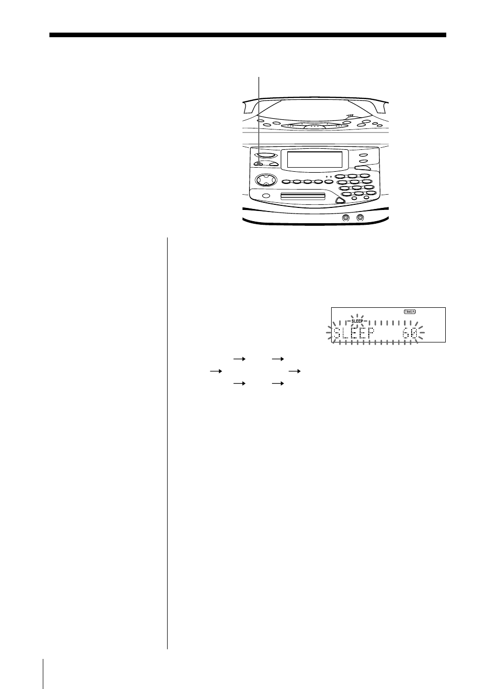 Falling asleep to music | Sony ZS-M35 User Manual | Page 54 / 76