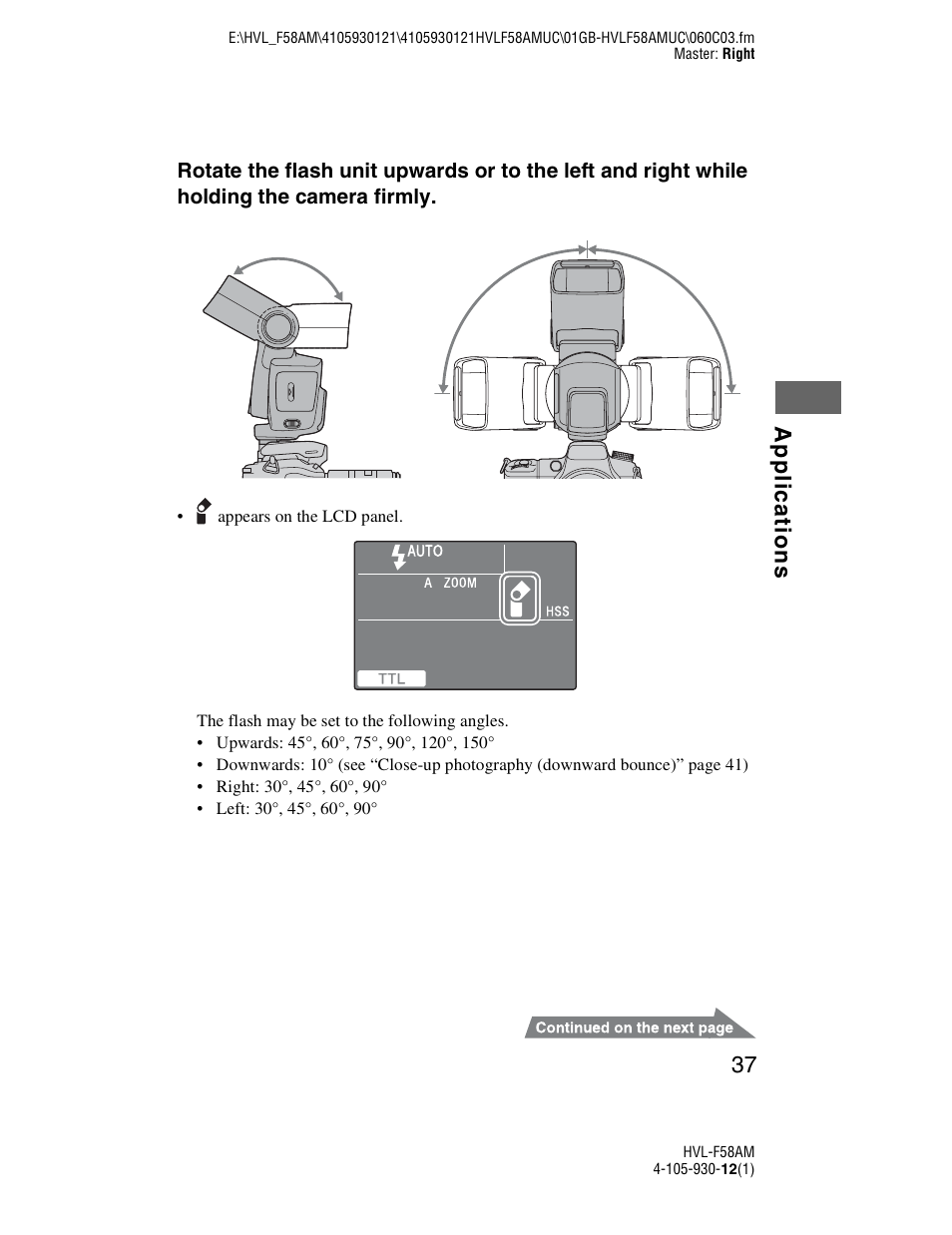 Applic a ti ons 37 | Sony 4-105-930-12(1) User Manual | Page 37 / 88