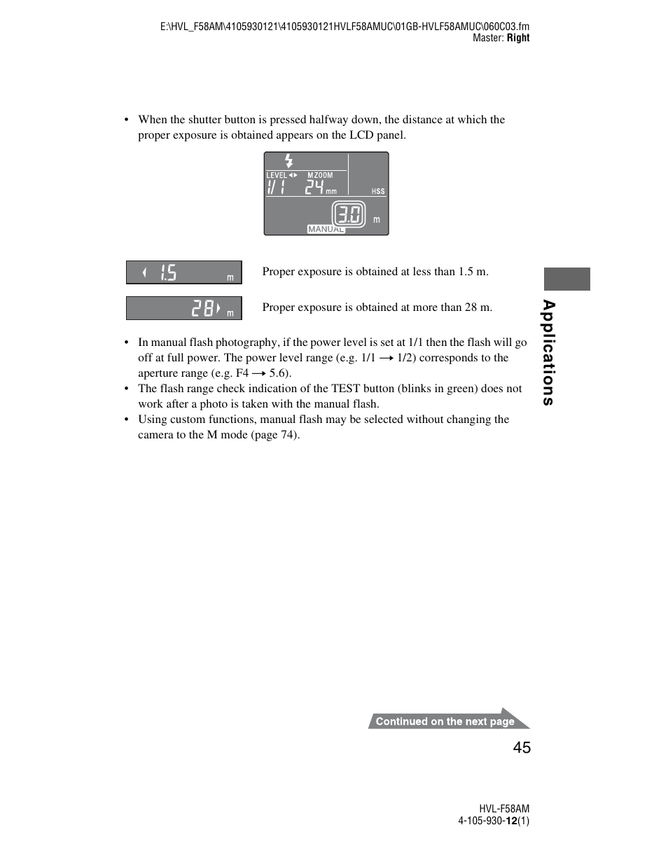 Applic a ti ons 45 | Sony 4-105-930-12(1) User Manual | Page 45 / 88