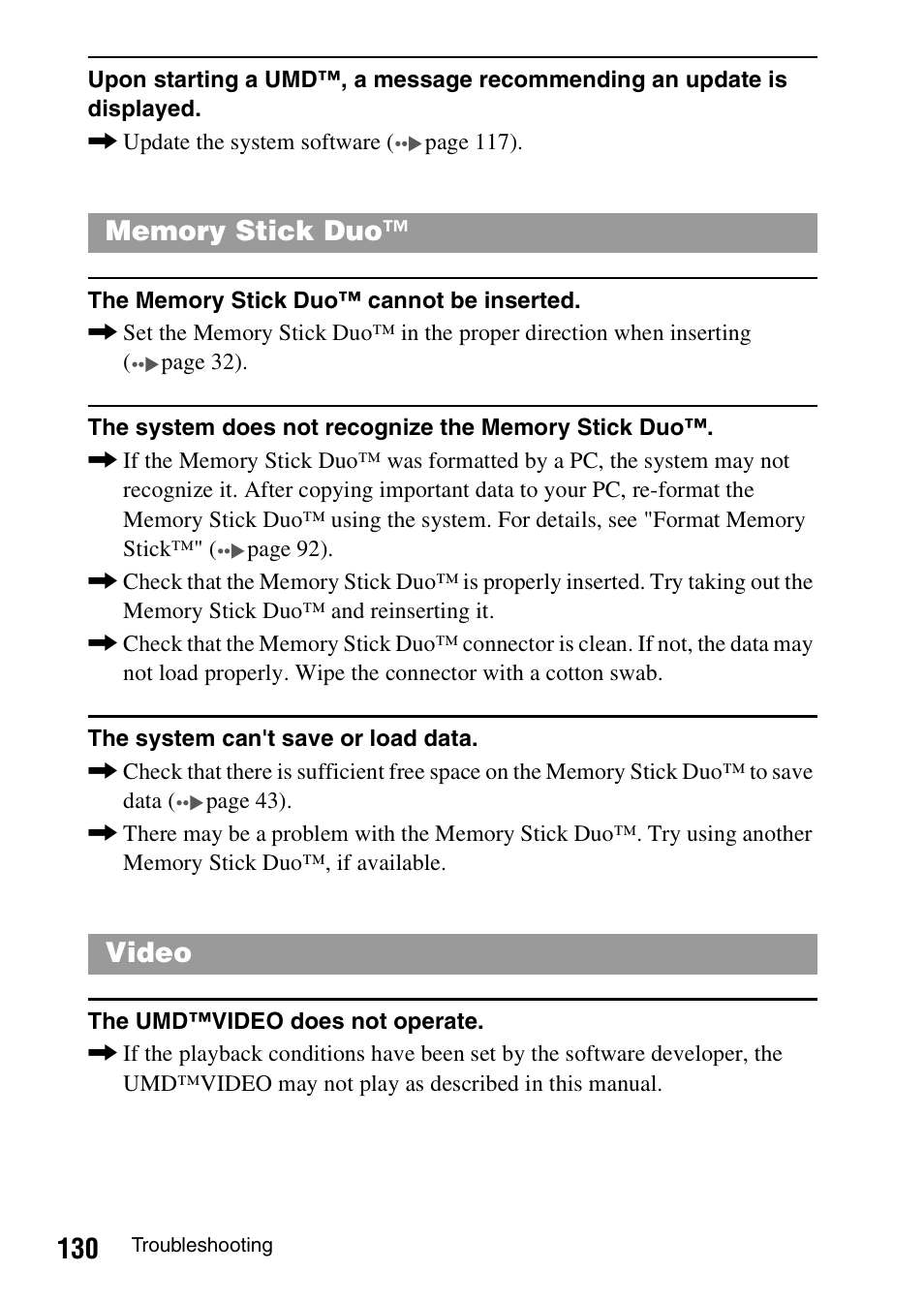 Sony PSP-1006 K User Manual | Page 130 / 268