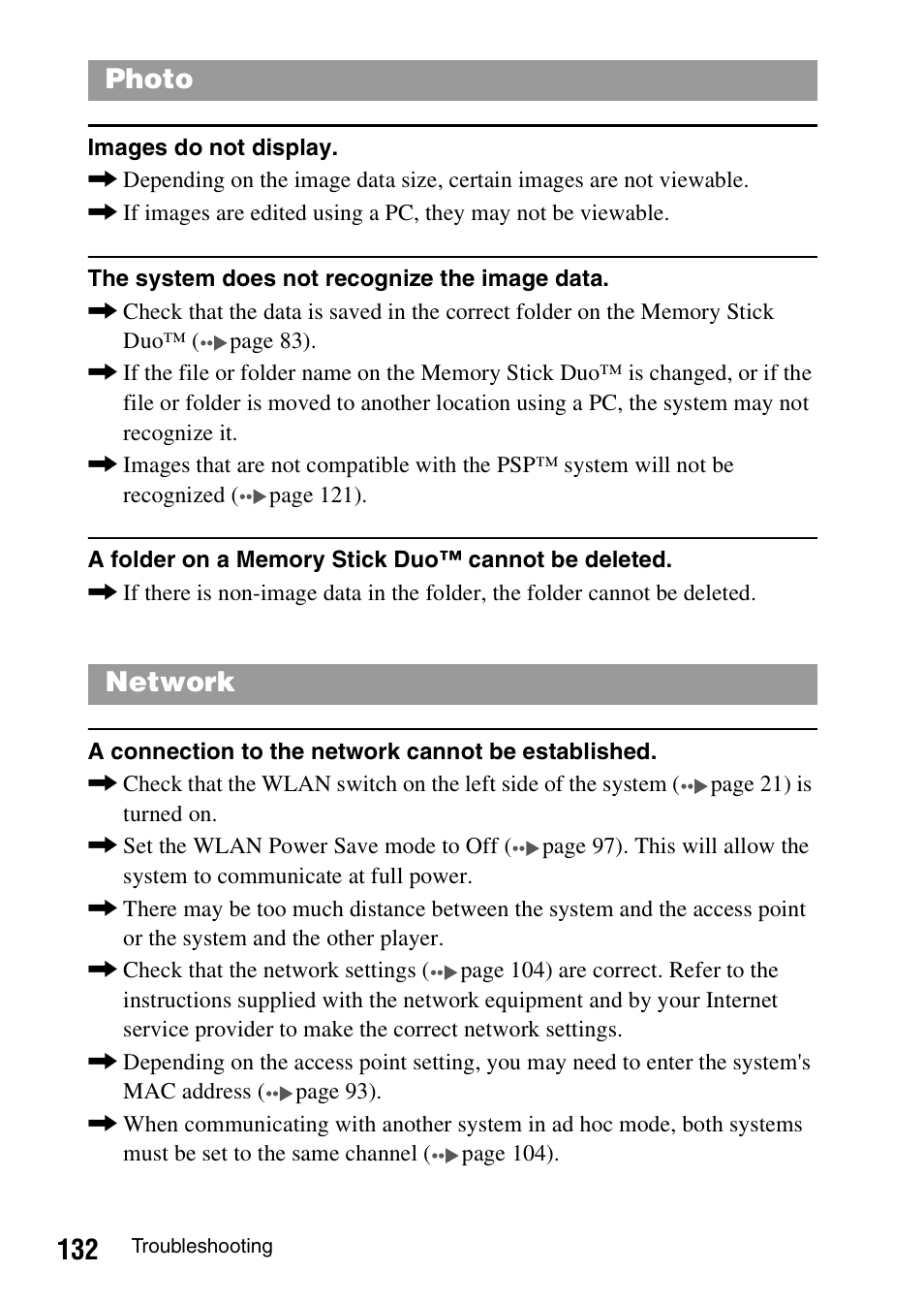 Photo network | Sony PSP-1006 K User Manual | Page 132 / 268